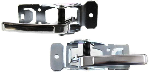 AM SKYLARK 75-91 CENTURY 82-96 FRONT OR REAR INTERIOR DOOR HANDLE RH AND LH w Chrome Lever w o Case SKU SET B462127 Partslink GM1352110 GM1353110 OEM 20441649-20610477-9736730-2061