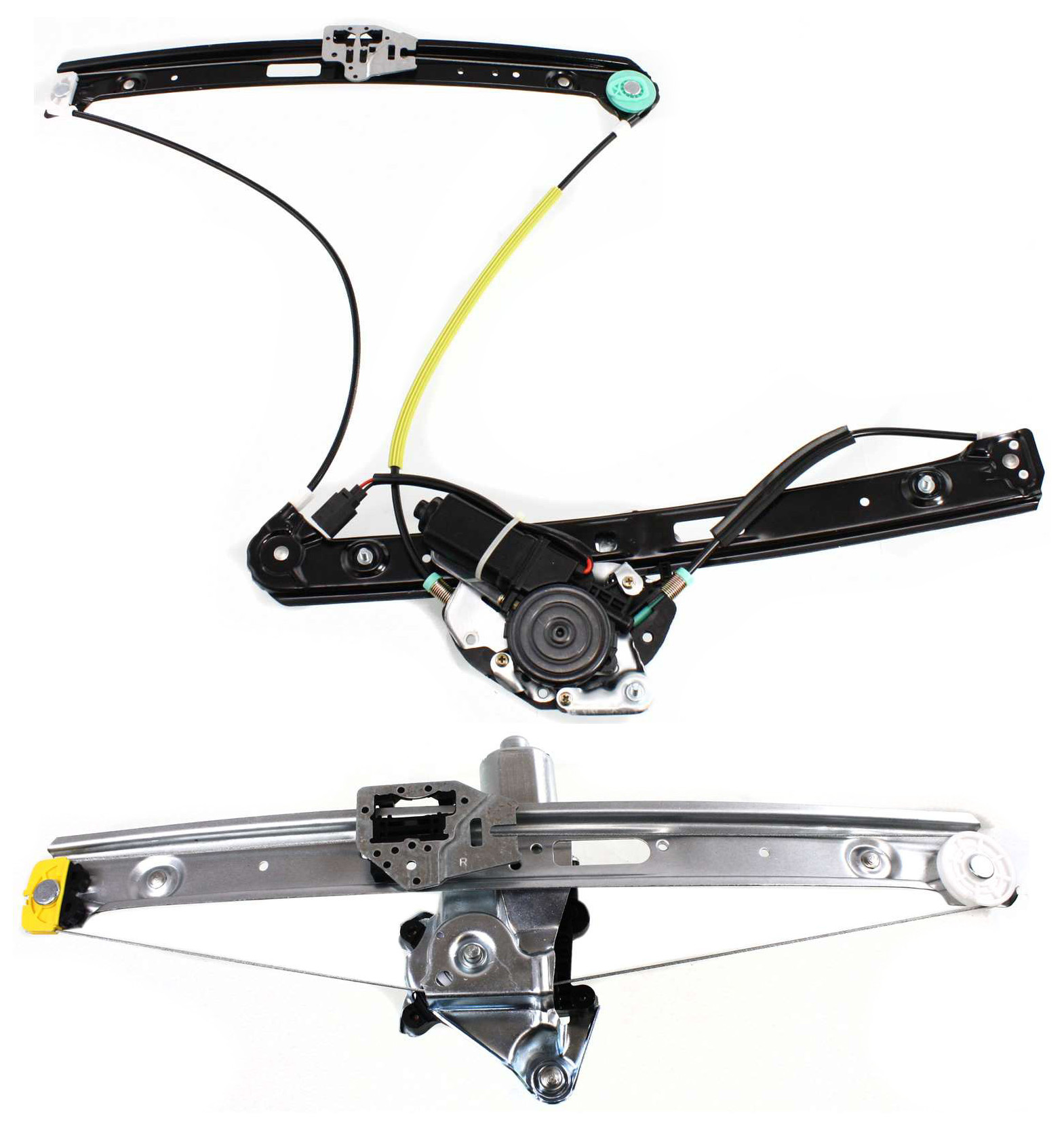 AM 3 SERIES 99-05 FRONT AND REAR WINDOW REGULATOR RH Power w Motor SKU SET B462917-2R Partslink BM1351111 BM1551113 OEM 51337020660 PFM 51358212100 PF
