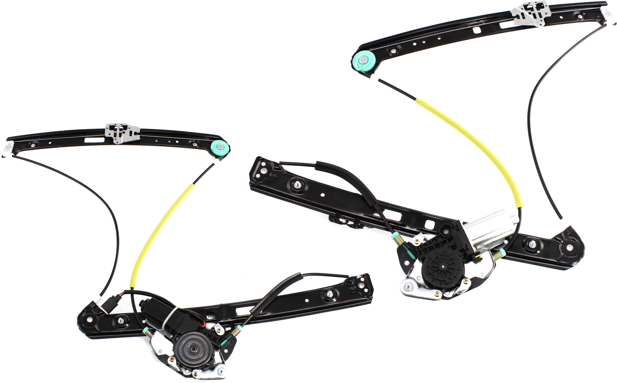 AM 3 SERIES 00-05 FRONT WINDOW REGULATOR RH AND LH Set of 2 Power w Motor Sedan Wagon SKU SET B462917 Partslink BM1351111 BM1350111 OEM 51337020660 PFM 51337020659 PF