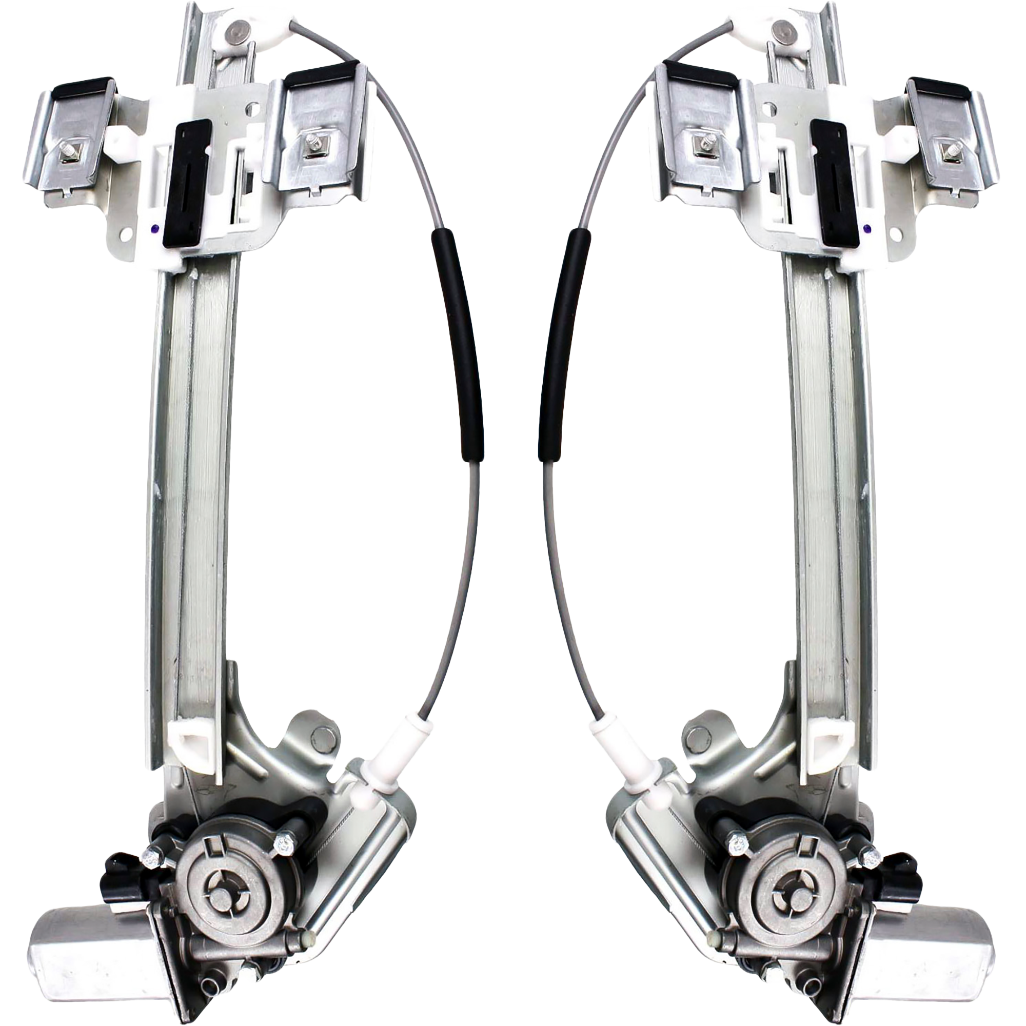 AM LESABRE 00-05 REAR WINDOW REGULATOR RH AND LH Power With Motor SKU SET B491705 Partslink GM1550106 GM1551106 OEM 15231244-15231245