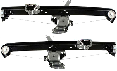 AM X5-00-06 REAR WINDOW REGULATOR RH AND LH Power With Motor SKU SET B491713 Partslink BM1551114 BM1550114 OEM 51357125060-51357125059