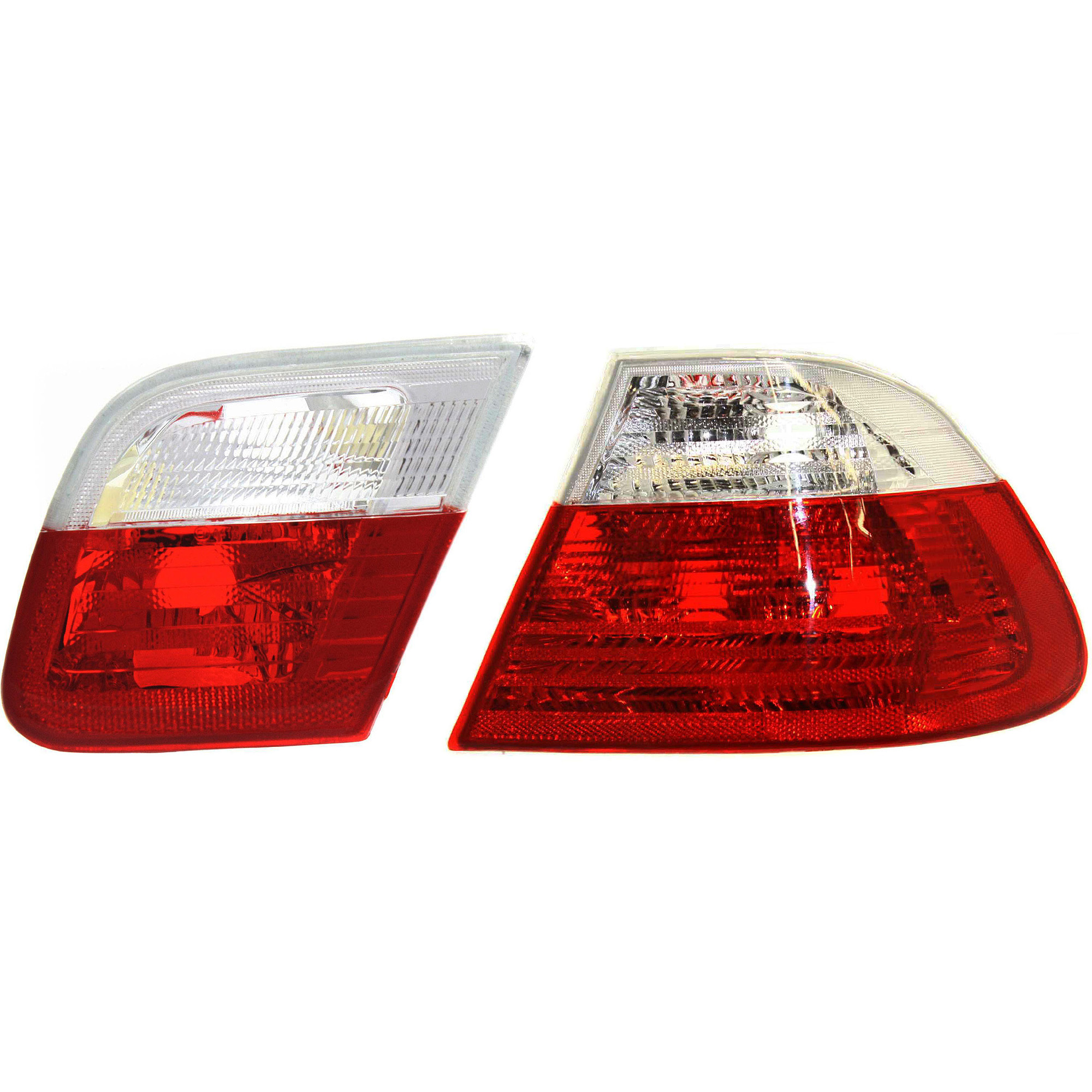AM SANTA FE SPORT 13-16 TAIL LAMP RH and LH Inner and Outer Assembly Halogen SKU SET B730101 A Partslink BM2801108 BM2883102 OEM 63218364728-63218383826