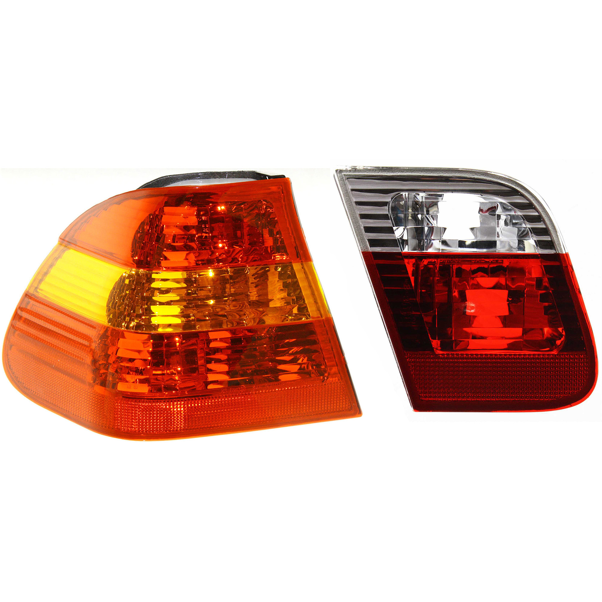 AM 3 SERIES 02-05 TAIL LAMP LH Inner and Outer Halogen Sedan SKU SET B730106 A Partslink BM2800109 BM2882104 OEM 63216910537-63216946533