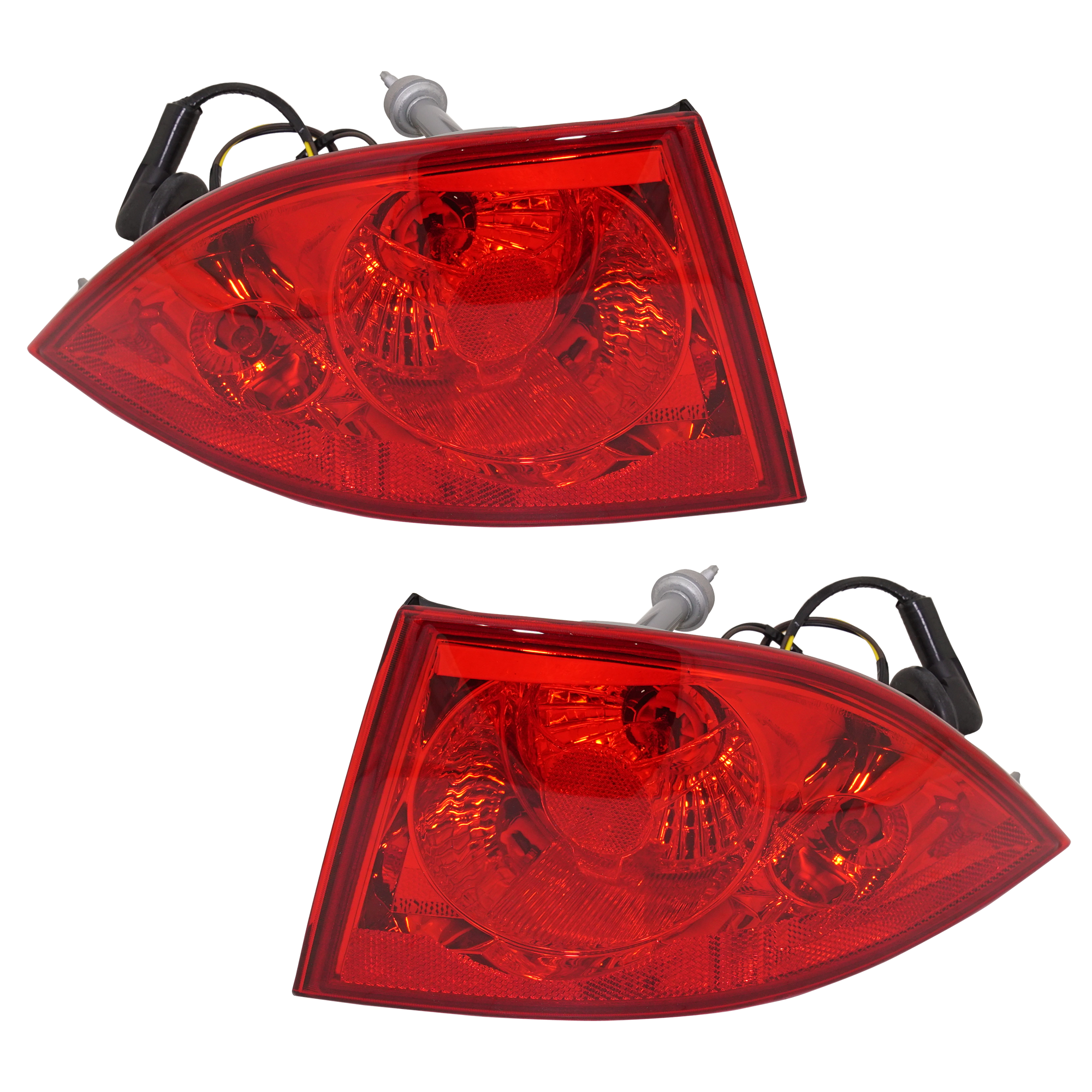 AM LUCERNE 06-11 TAIL LAMP RH AND LH Outer Assembly CAPA SKU SET B730129Q Partslink GM2819177C GM2818177C OEM 25927354-25927355