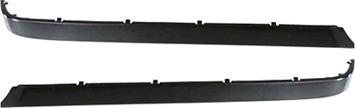AM 7 SERIES 95-1 REAR BUMPER MOLDING RH AND LH Outer Black SKU SET B763715 Partslink BM1158108 BM1159108 OEM 51128125411-51128125412