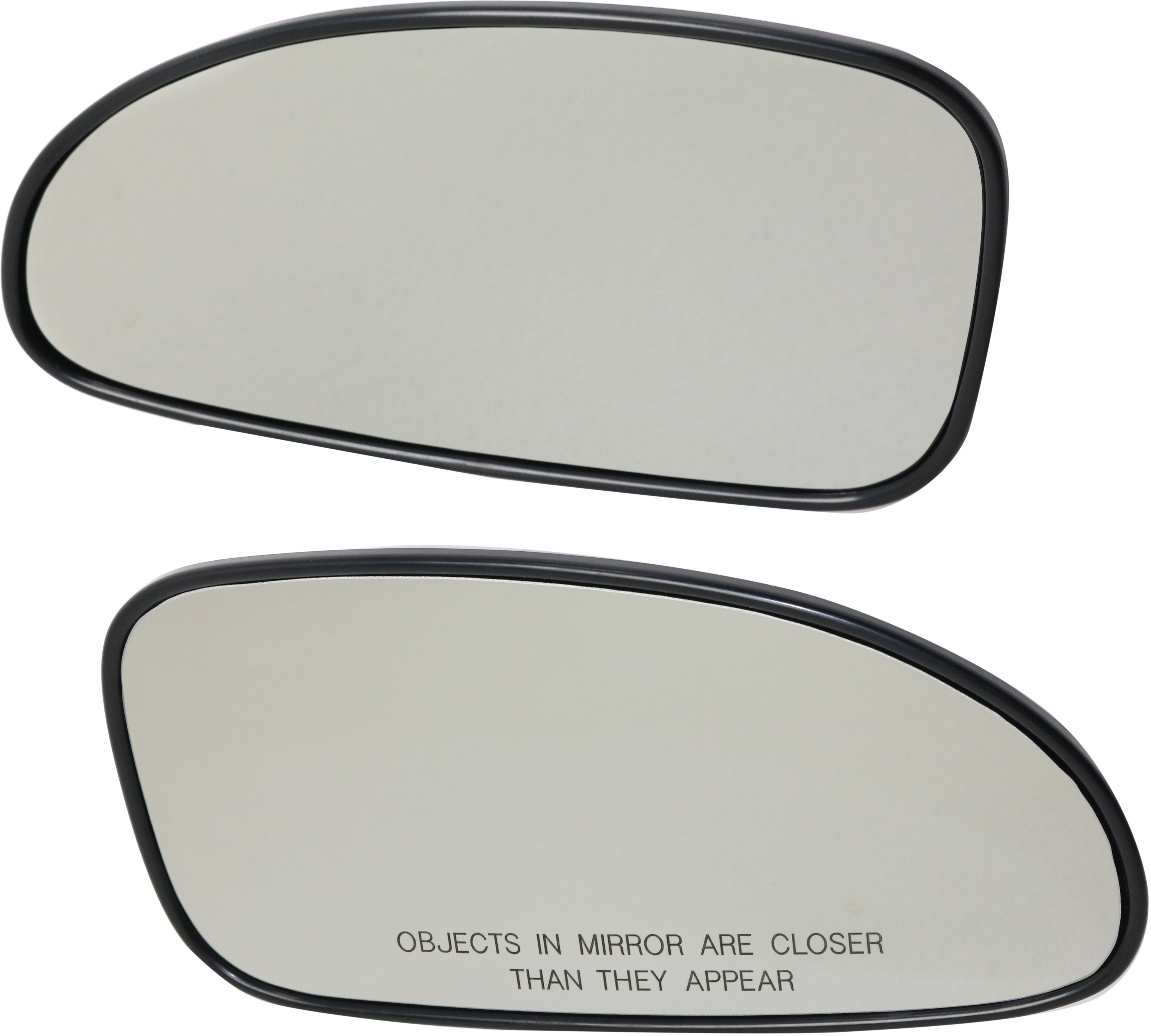 AM LESABRE 00-05 MIRROR GLASS RH AND LH. Heated w Backing Plate SKU SET BK14GR Partslink GM1325180 OEM 12482402-88986372-12482399