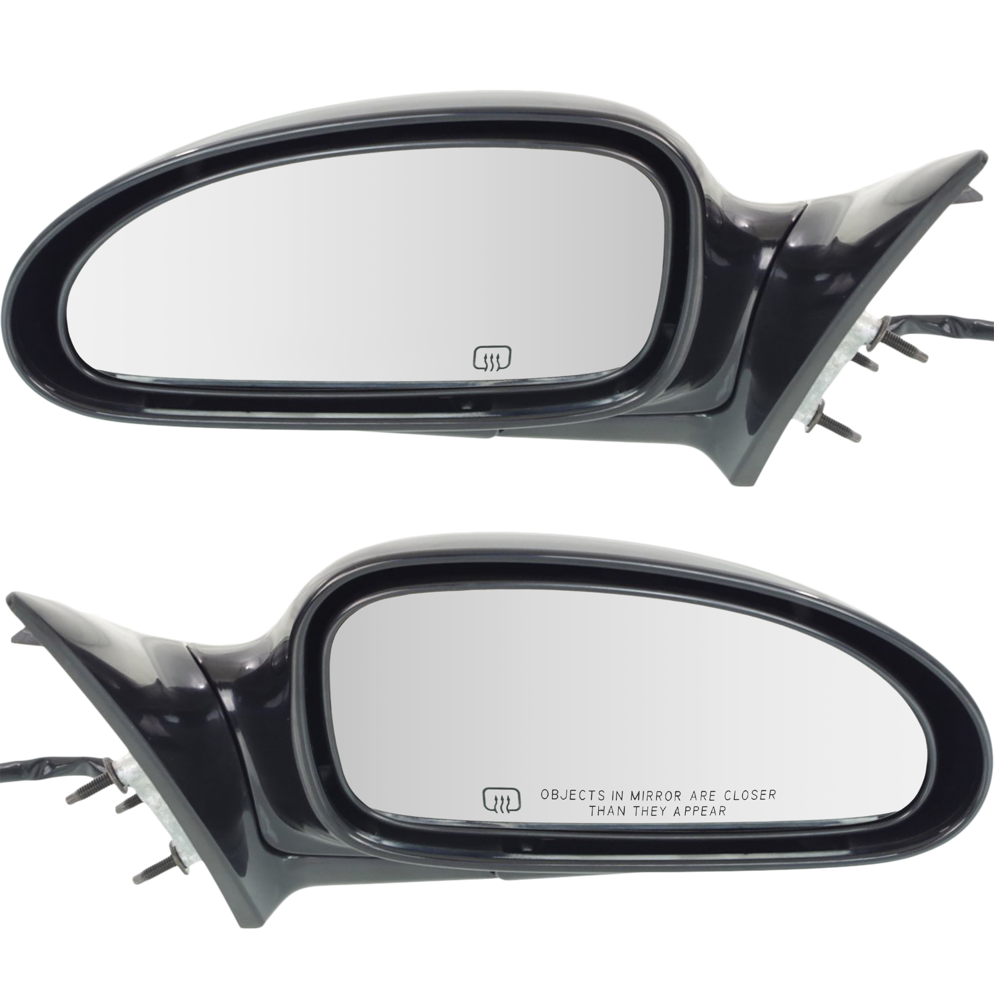 AM LE SABRE 00-05 MIRROR RH AND LH Power Manual Folding Heated Paintable No Memory SKU SET BK25ER Partslink GM1320282 GM1321282 OEM 25769755-25769756