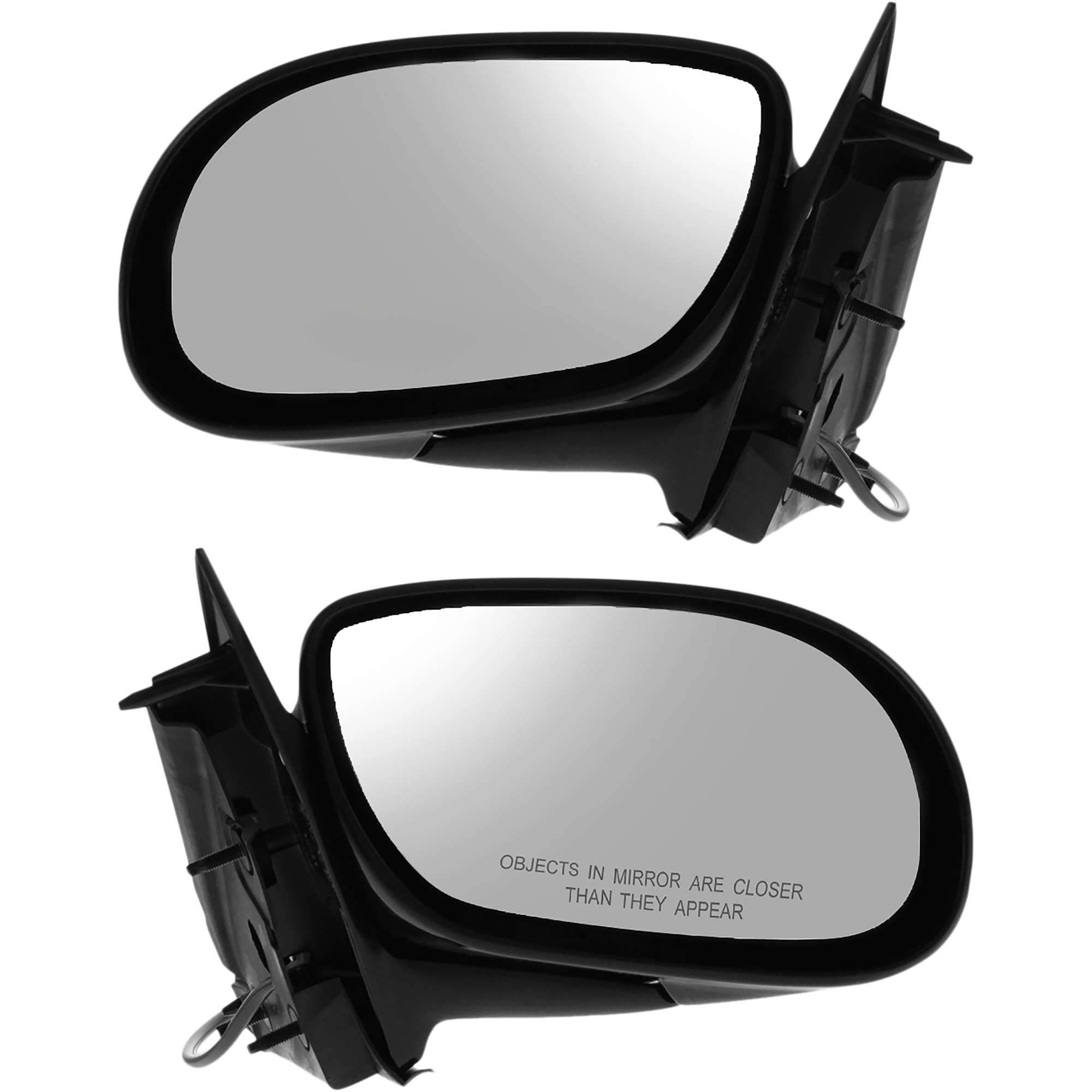 AM PARK AVENUE 98-05 MIRROR RH AND LH Power Manual Folding Non Heated Paintable No Memory SKU SET BK26ER Partslink GM1320281 GM1321281 OEM 25739822-25739823