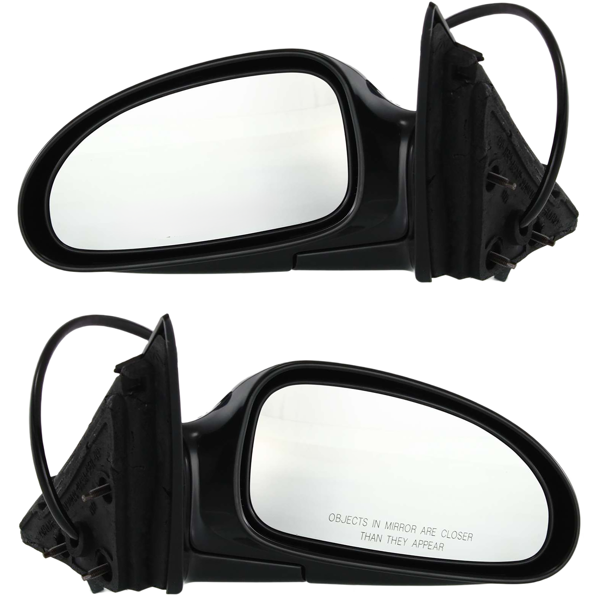AM LE SABRE 00-05 MIRROR RH AND LH Power Manual Folding Non Heated Paintable No Memory SKU SET BK27ER Partslink GM1320344 GM1321344 OEM 25769727-25769728-25658311