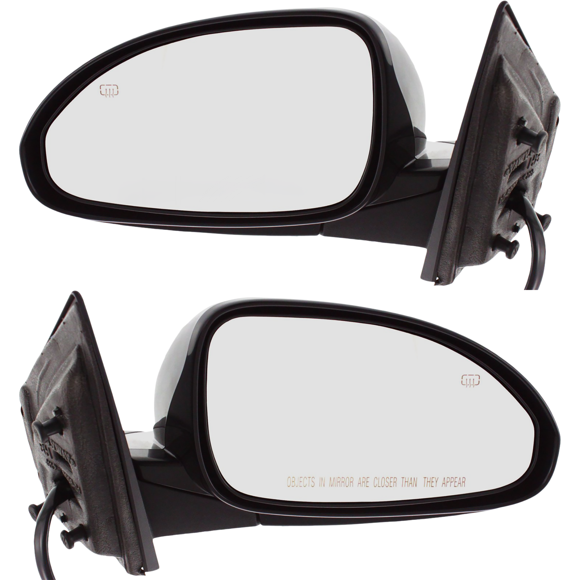 AM ENCLAVE 08-12 MIRROR RH AND LH Power Manual Folding Heated Paintable w Memory and Signal Light SKU SET BK32ER S Partslink GM1320378 GM1321378 OEM 25867122-25867123
