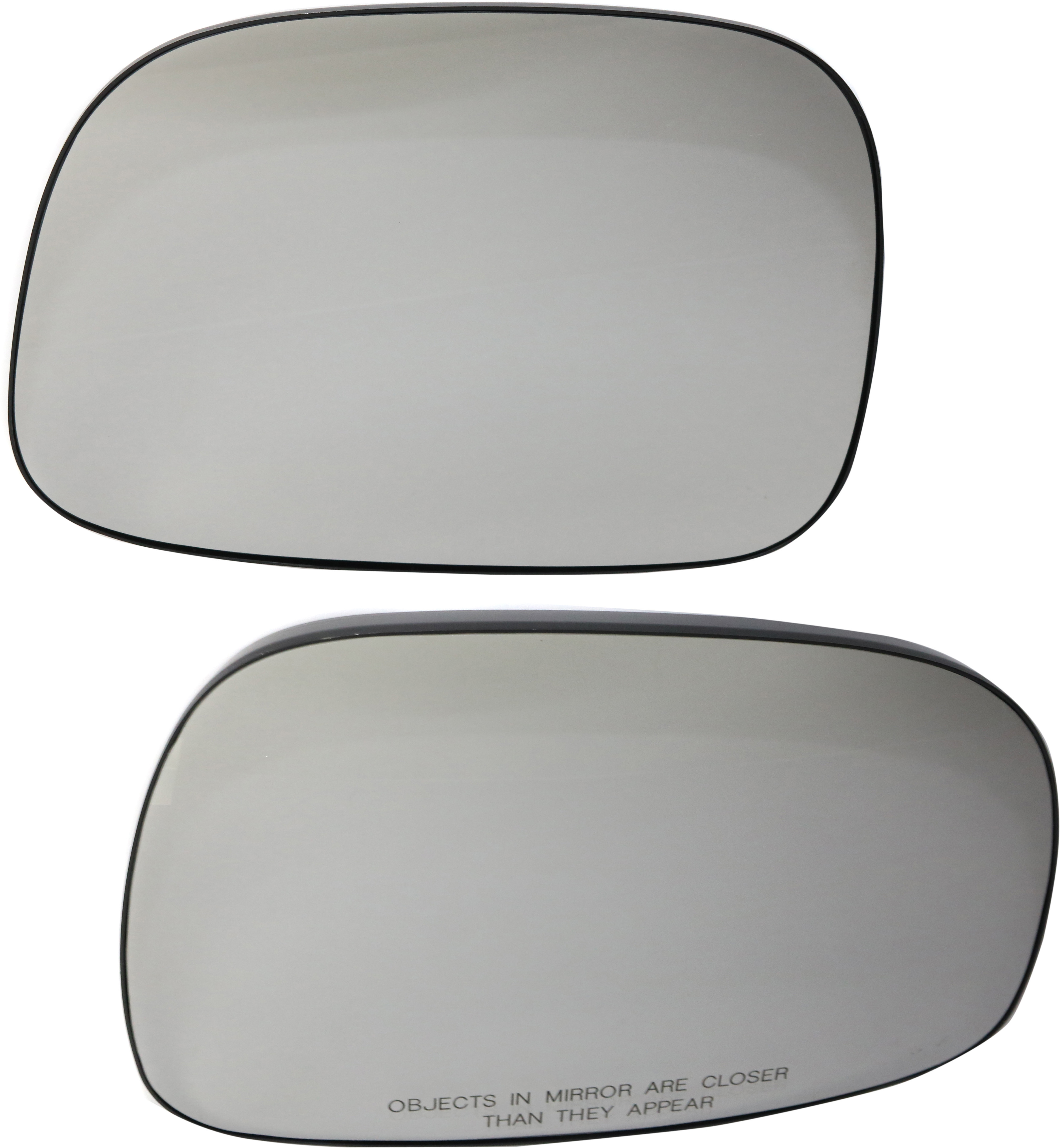 AM RENDEZVOUS 02-07 MIRROR GLASS RH AND LH Heated w Backing Plate SKU SET BK45GR Partslink GM1325109 GM1324109 OEM 88891860-88891861