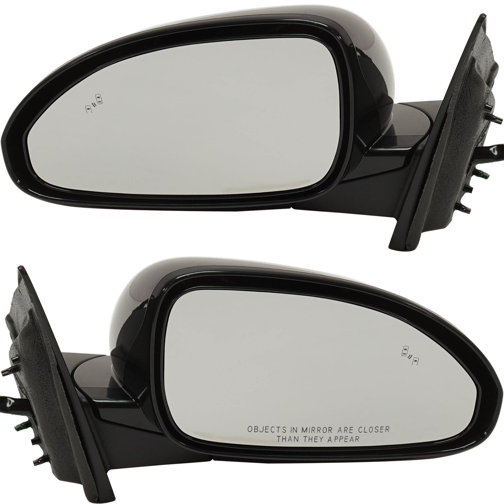 AM ENCLAVE 13-17 MIRROR RH AND LH Power Power Folding Heated Paintable w BSD Memory and Signal Light SKU SET BK50ER S Partslink GM1320510 GM1321510 OEM 84216776-84216777