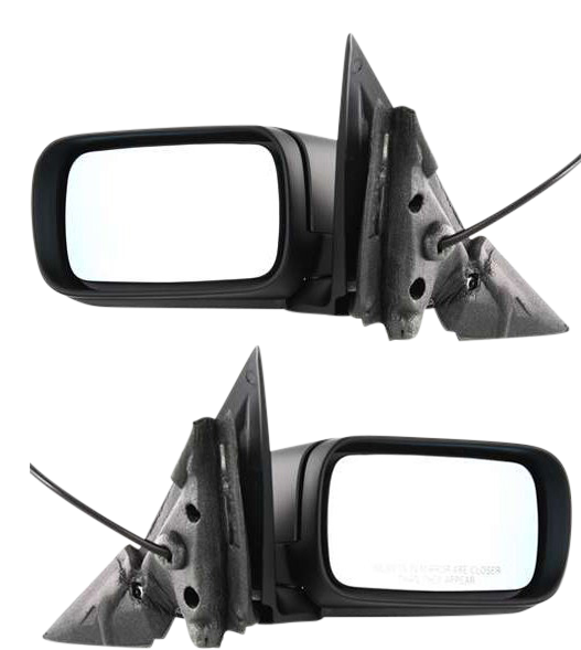 AM 3 SERIES 99-06 MIRROR RH AND LH Power Manual Folding Heated Paintable No Memory Sedan Wagon SKU SET BM28ER OEM 51167890825-51168245128