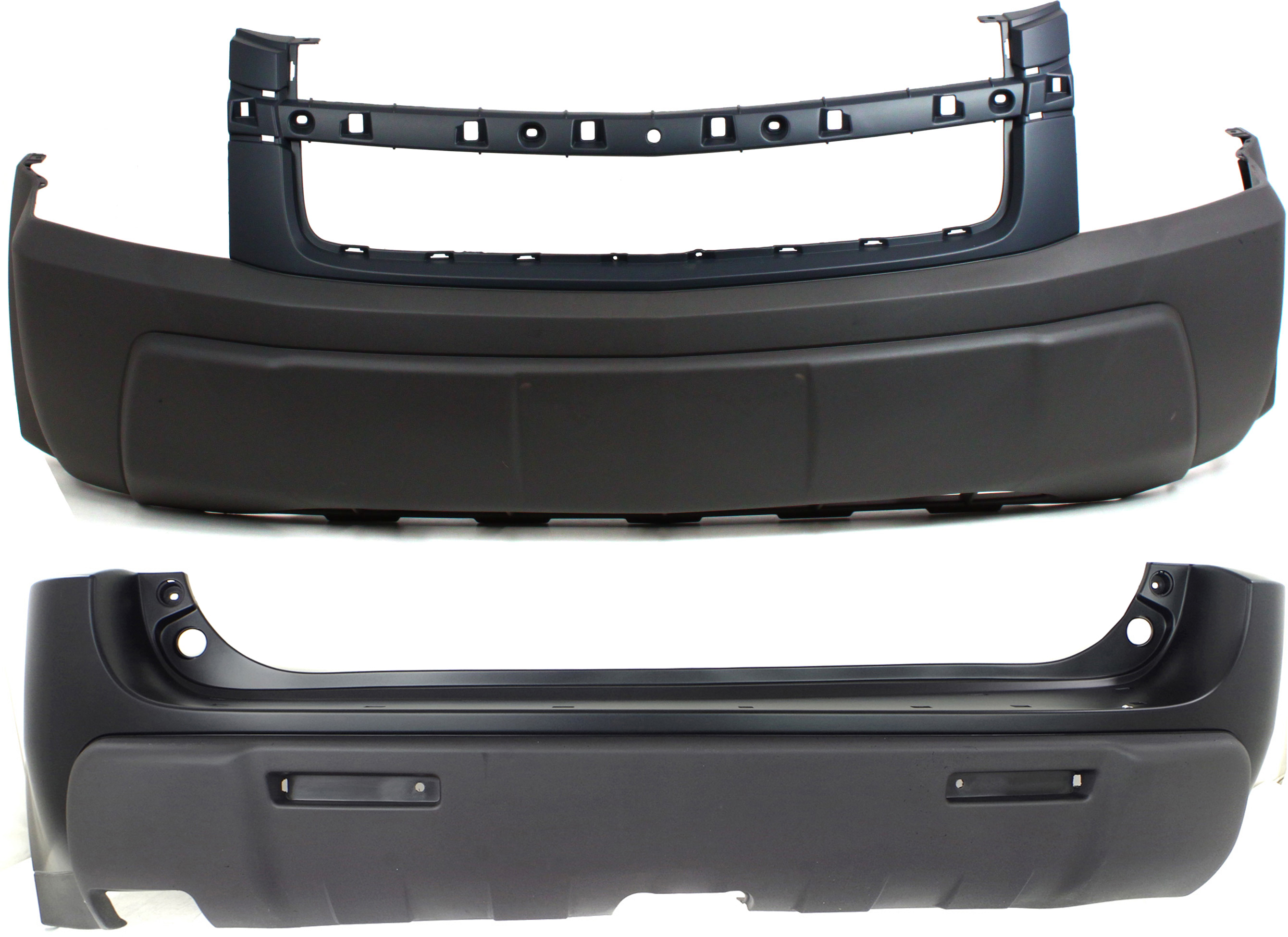 AM EQUINOX 05-06 FRONT AND REAR BUMPER COVER LS Model SKU SET C010344P 2 Partslink GM1000725 GM1100694 OEM 12335885-19120202