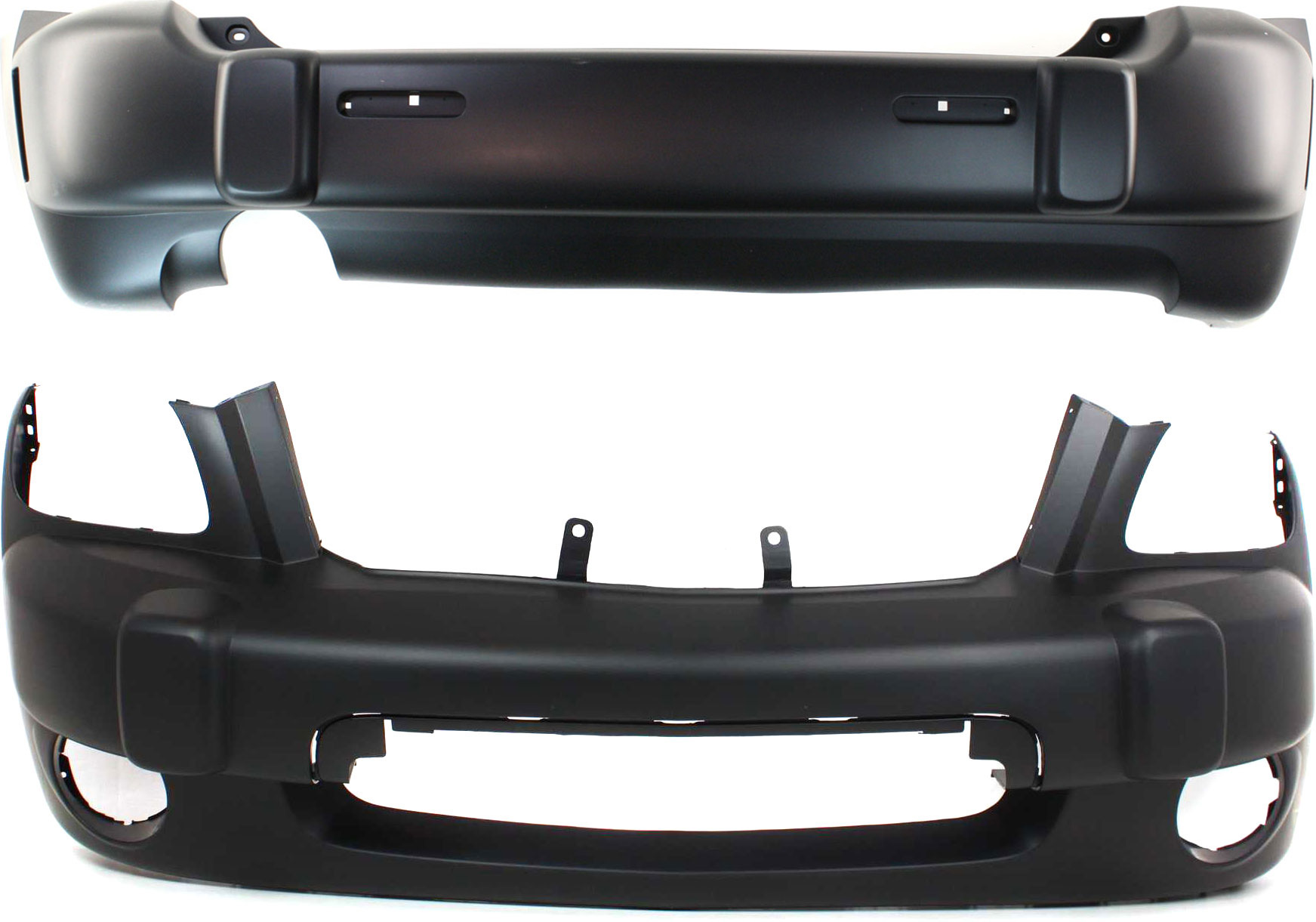 AM HHR 06-11 FRONT AND REAR BUMPER COVER Primed LS LT Model SKU SET C010371P 2 Partslink GM1000776 GM1100741 OEM 15269707-15276663