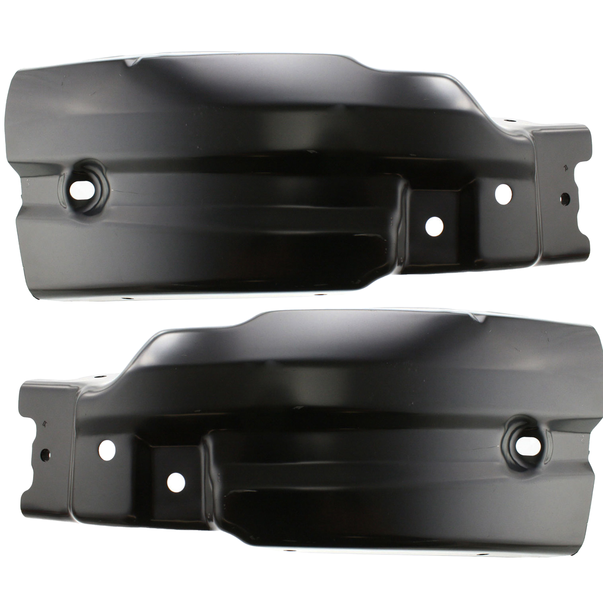 AM SILVERADO 07-13 FRONT BUMPER END RH AND LH Extension Painted Black Fits 2007 Non Classic SKU SET C011103 Partslink GM1004148 GM1005148 OEM 22737638-22737639