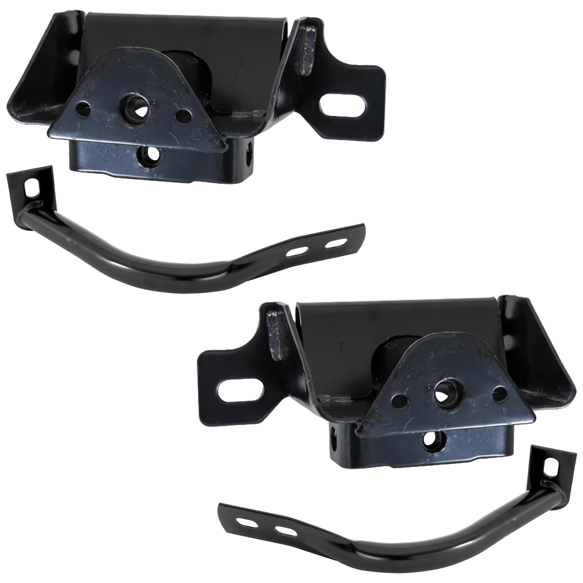 AM SILVERADO P U 03-06 FRONT BUMPER BRACKET RH AND LH Set of 4 SKU SET C013115 A Partslink GM1066147 GM1066159 GM1067147 GM1067159 OEM 12335636-12335637-15184116-151