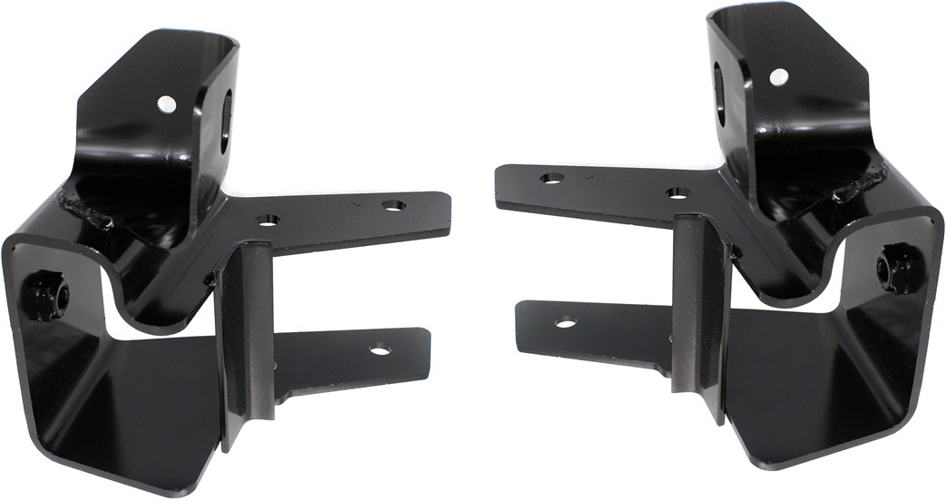 AM SILVERADO 03-06 FRONT BUMPER BRACKET RH AND LH Impact Bar Bolt On Welded Includes 2007 Classic SKU SET C013117 Partslink GM1067152 GM1066152 OEM 12335638-12335639