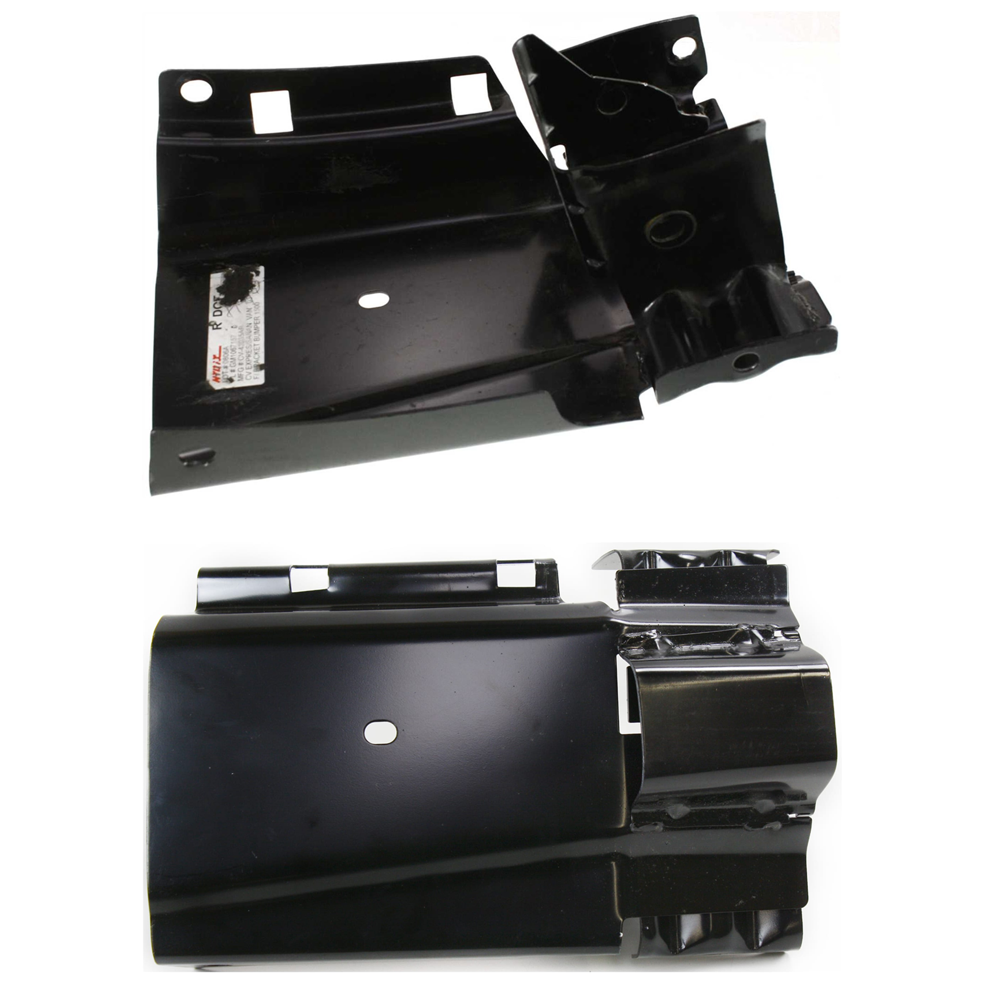 AM EXPRESS SAVANA VAN 03-23 FRONT BUMPER BRACKET RH AND LH 1500-2500 Models 7300 Lb GVW CAPA SKU SET C013123Q Partslink GM1066157C GM1067157C OEM 15753329-15753330