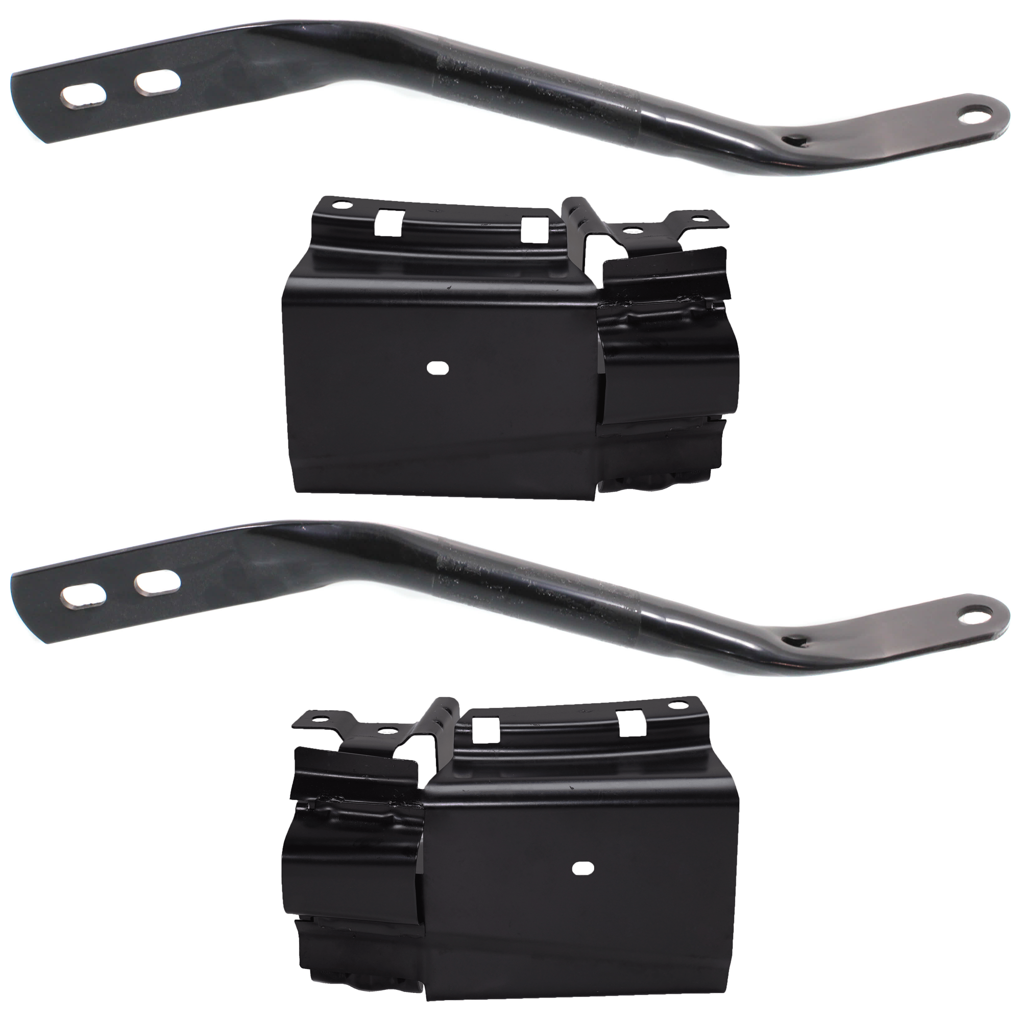 AM SAVANA 3500 SAVANA 2500-03-23 FRONT BUMPER BRACKET RH AND LH Set of 2 SKU SET C013125 A Partslink GM1066151 GM1066158 GM1067158 OEM 15757009-15757010-25725663