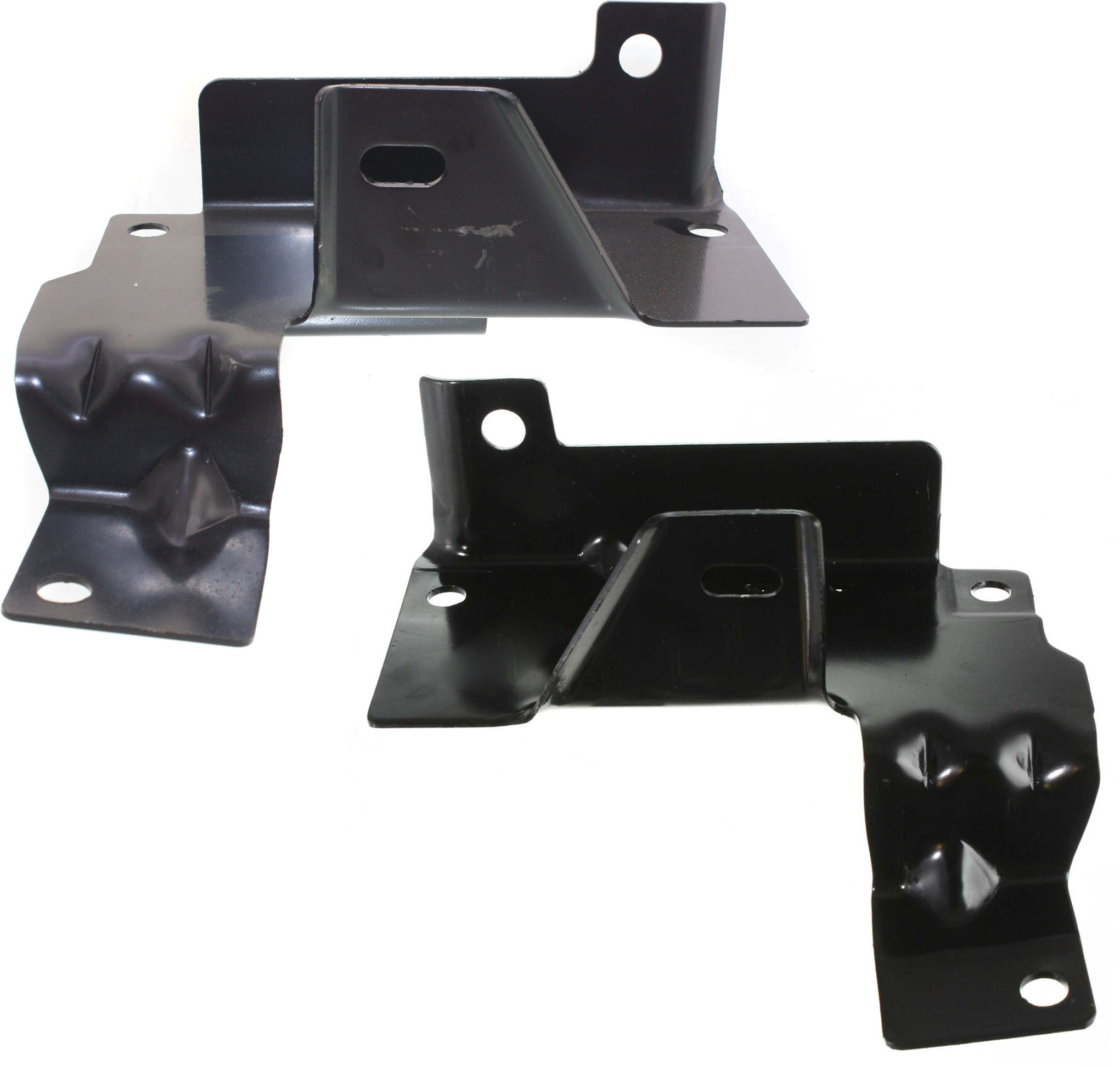 AM AVALANCHE 02-06 SILVERADO 03-07 FRONT BUMPER BRACKET RH AND LH Inner SKU SET C013129 Partslink GM1067167 GM1066167 OEM 15059654-15059655