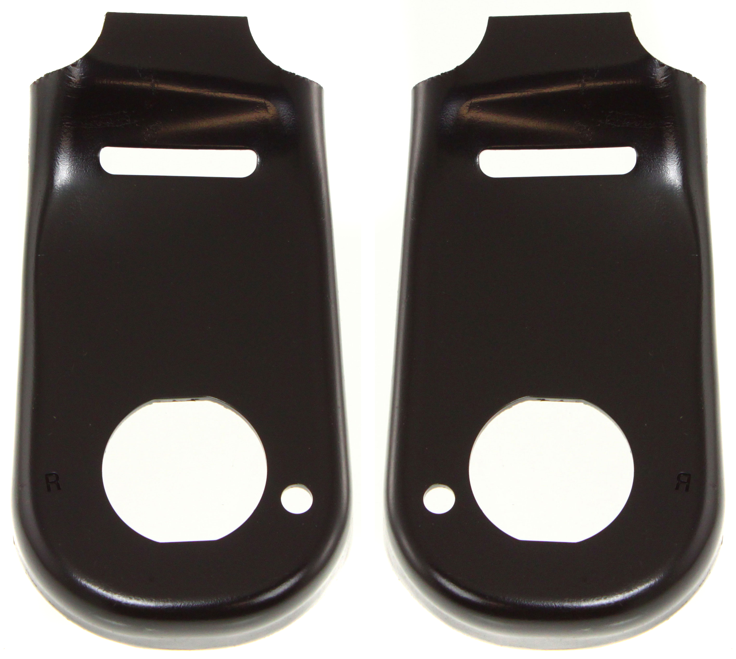 AM SILVERADO 1500-07-14 FRONT BUMPER BRACKET RH AND LH Radiator Mtg Excludes 2007 Classic SKU SET C013149 Partslink GM1067177 GM1066177 OEM 1-585-486-915-854-860