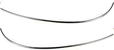 AM CENTURY 97-05 FRONT BUMPER MOLDING RH AND LH Plastic Chrome SKU SET C015903 Partslink GM1058192 OEM 10269360