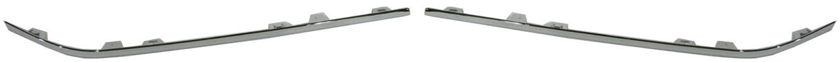 AM CHRYSLER 300-05-10 FRONT BUMPER MOLDING RH AND LH Bumper Strip Chrome Plastic 3.5L Eng SKU SET C016113 Partslink CH1058129 CH1059129 OEM 4805936AA 4805937AA