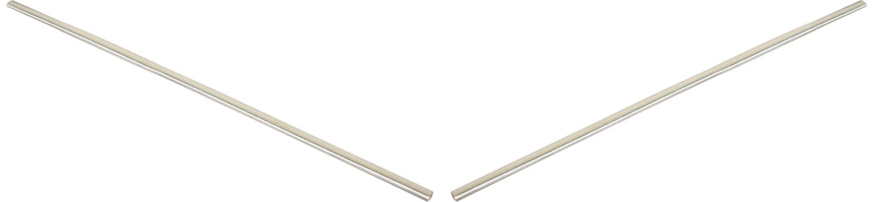 AM TOWN AND COUNTRY 05-07 FRONT BUMPER MOLDING RH AND LH Plastic Chrome 119 WB SKU SET C016502 Partslink CH1058130 OEM 4857903AA