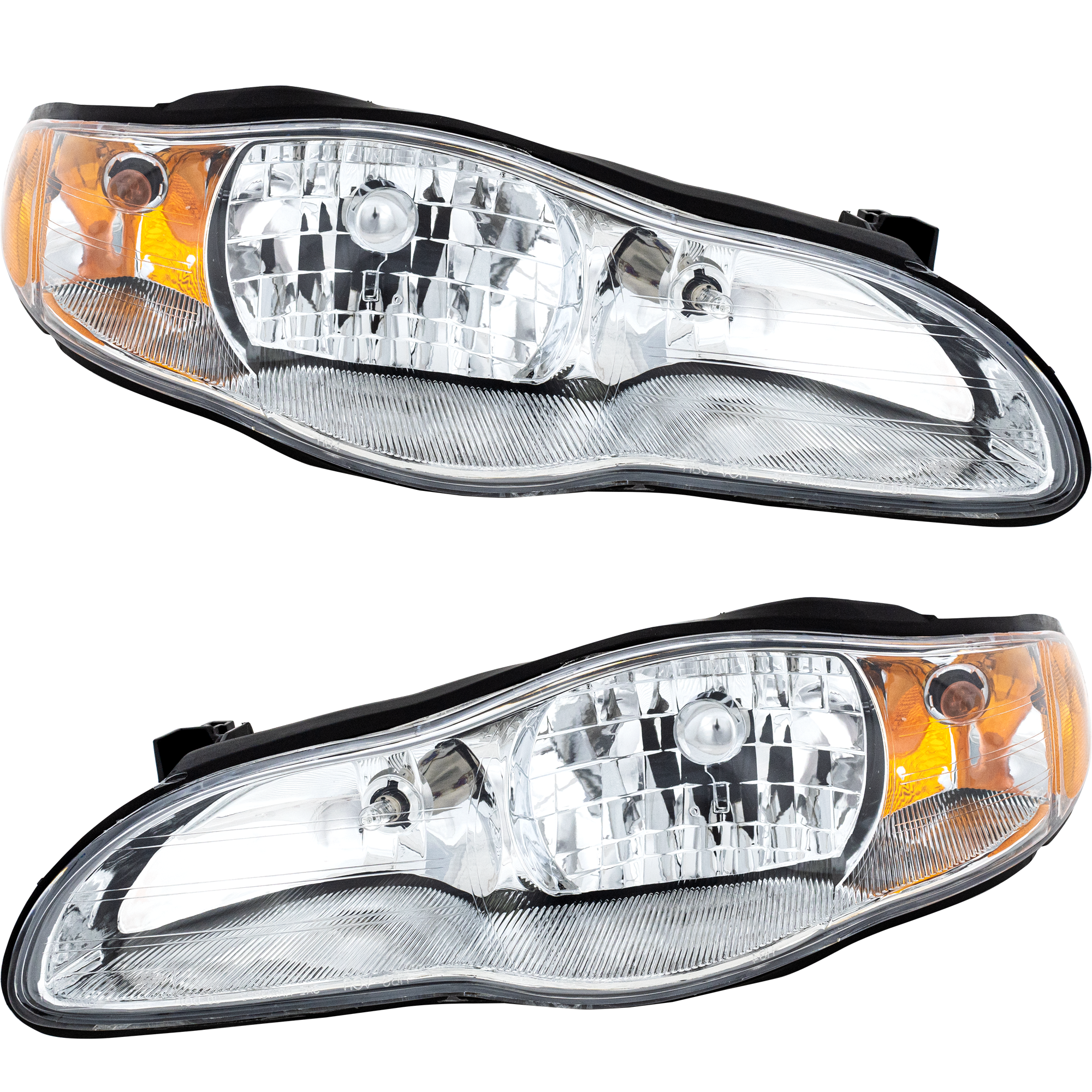 AM MONTE CARLO 00-05 HEAD LAMP RH AND LH Composite Assembly Halogen SKU SET C100103 Partslink GM2503212 GM2502212 OEM 10349959-10349960