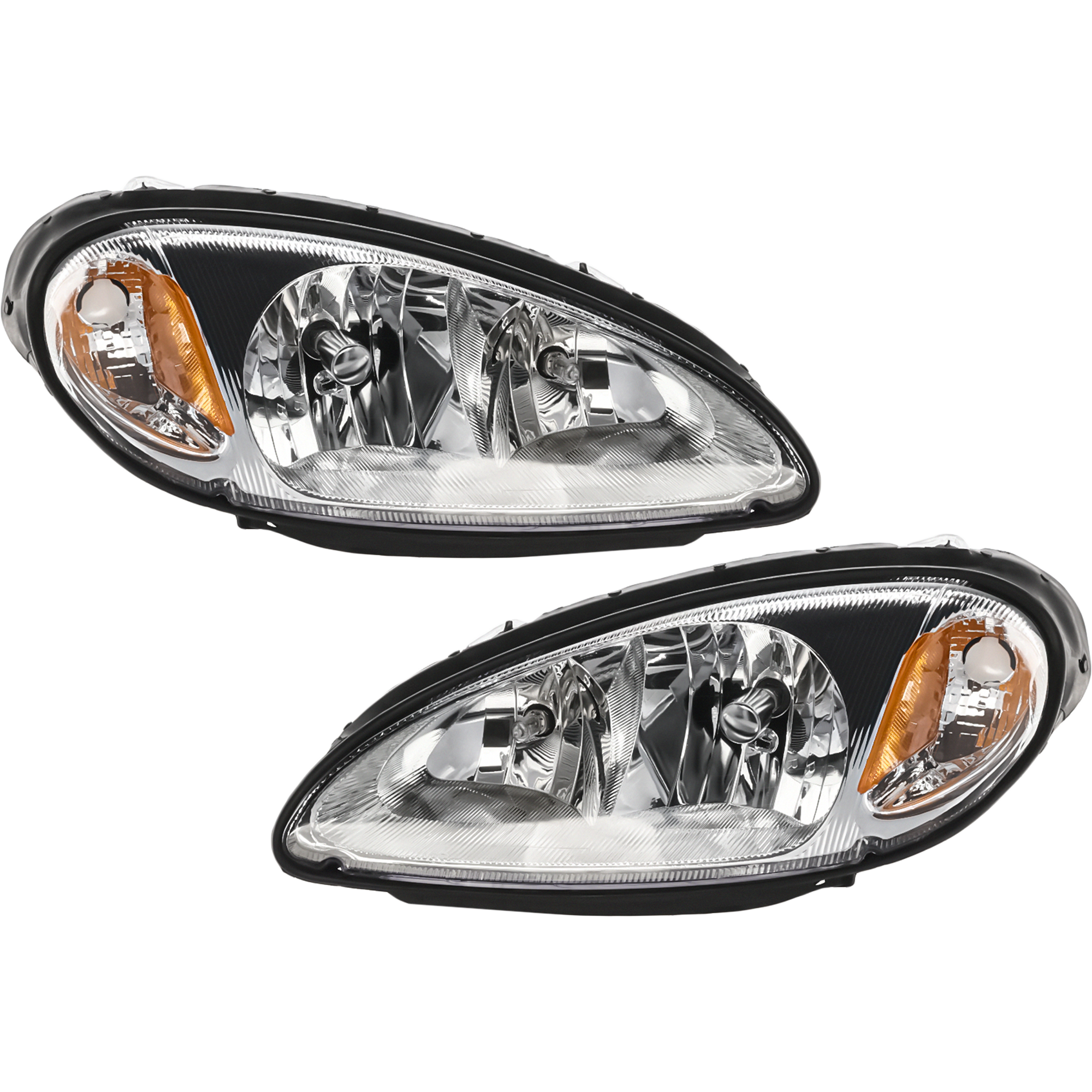 AM PT CRUISER 01-05 HEAD LAMP RH AND LH Assembly Halogen SKU SET C100105 Partslink CH2502131 CH2503131 OEM 5288765AI 5288764AI