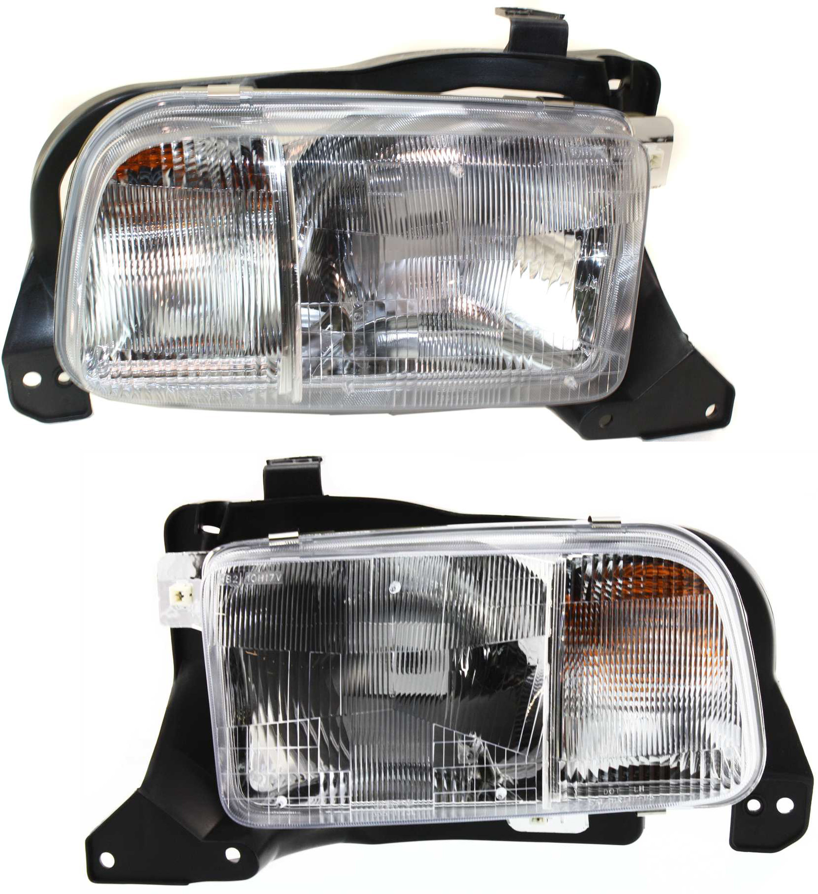 AM TRACKER 99-04 HEAD LAMP RH AND LH Assembly Halogen SKU SET C100109 Partslink GM2519140 OEM 91174687 PFM 91174685 PFM