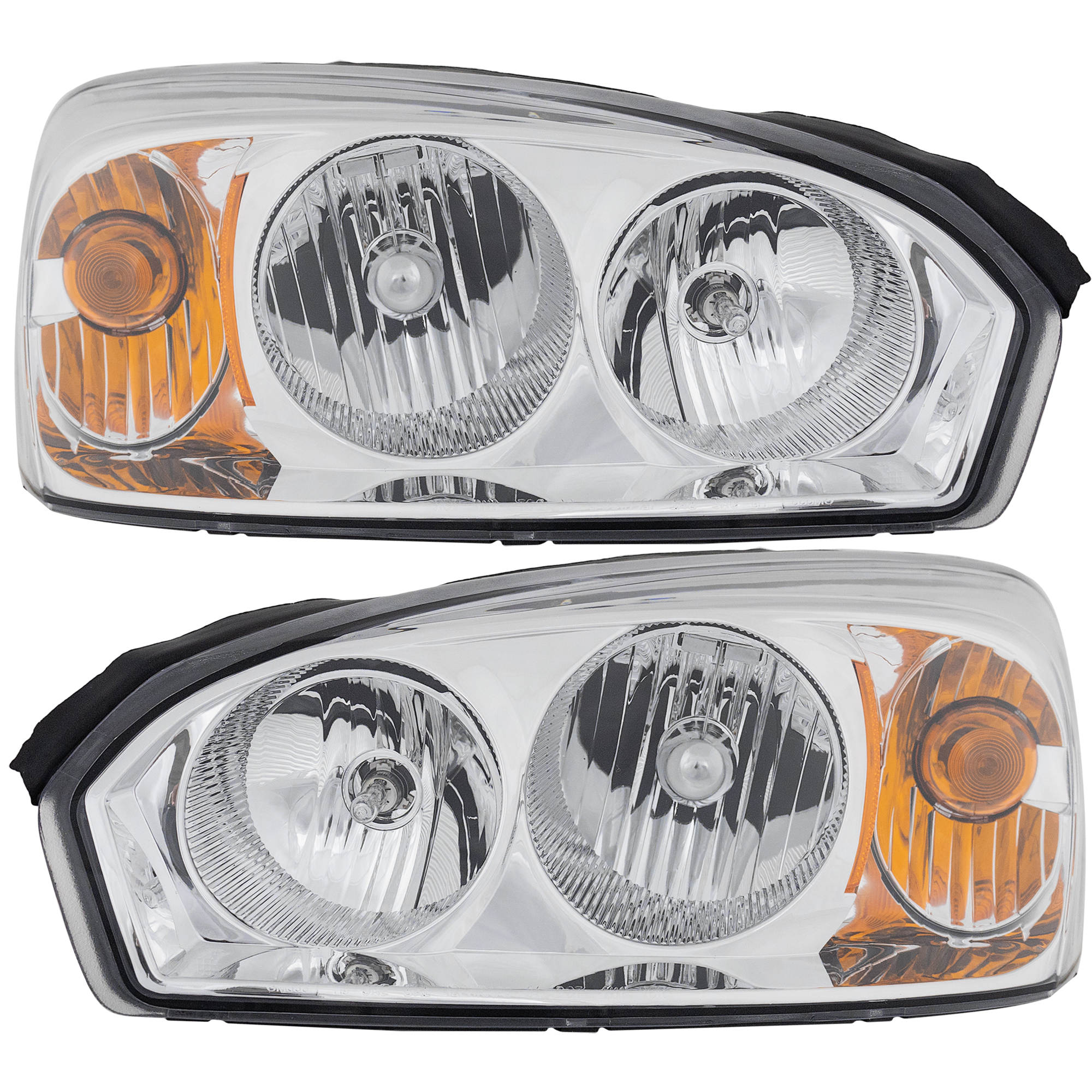AM MALIBU 04-08 HEAD LAMP RH AND LH Composite Assembly Halogen SKU SET C100127 Partslink GM2503235 GM2502235 OEM 15851372-15851373