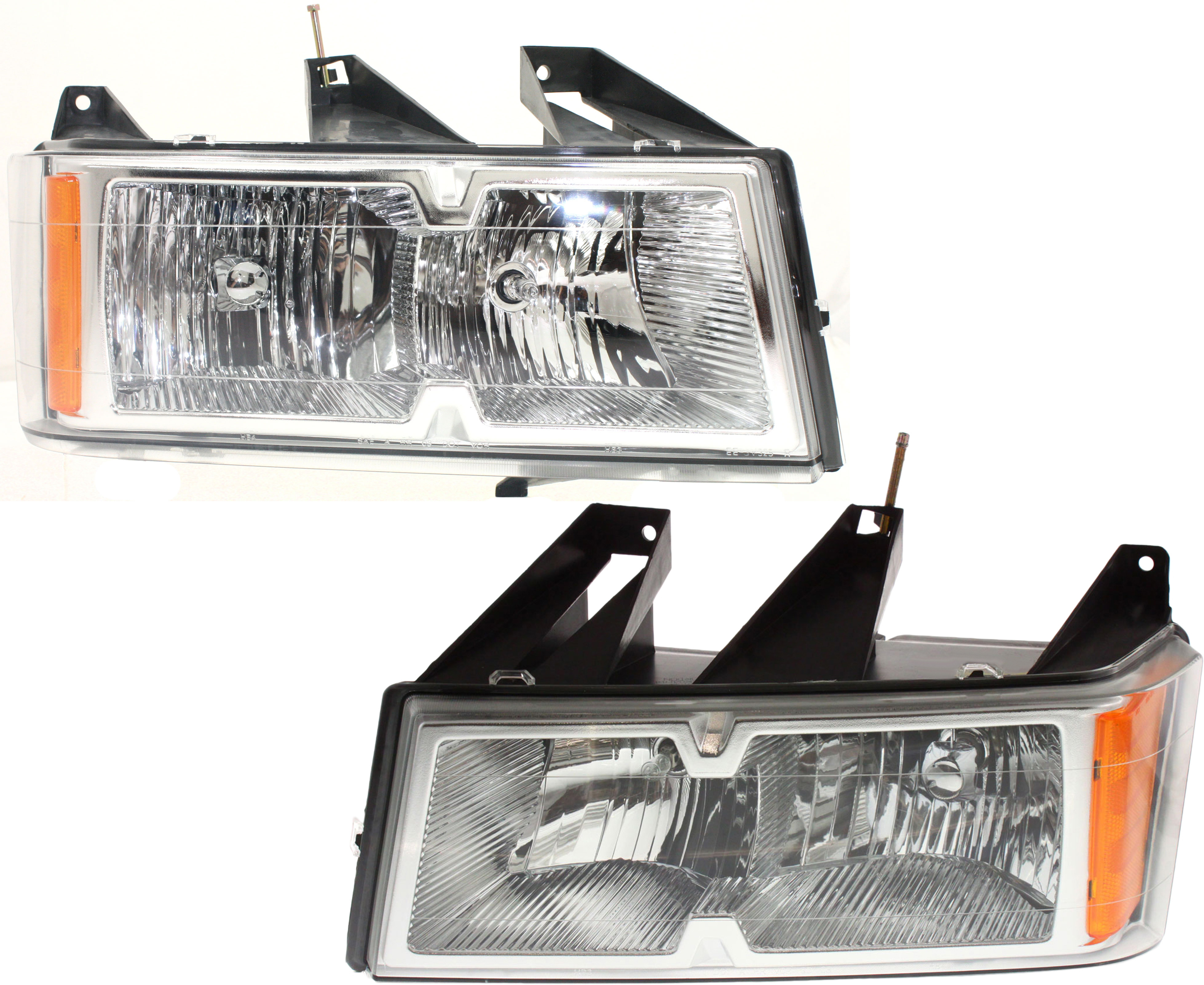 AM CANYON COLORADO 05-08 HEAD LAMP RH AND LH Assembly Halogen SKU SET C100135 Partslink GM2502247 GM2503247 OEM 19209127-19209126