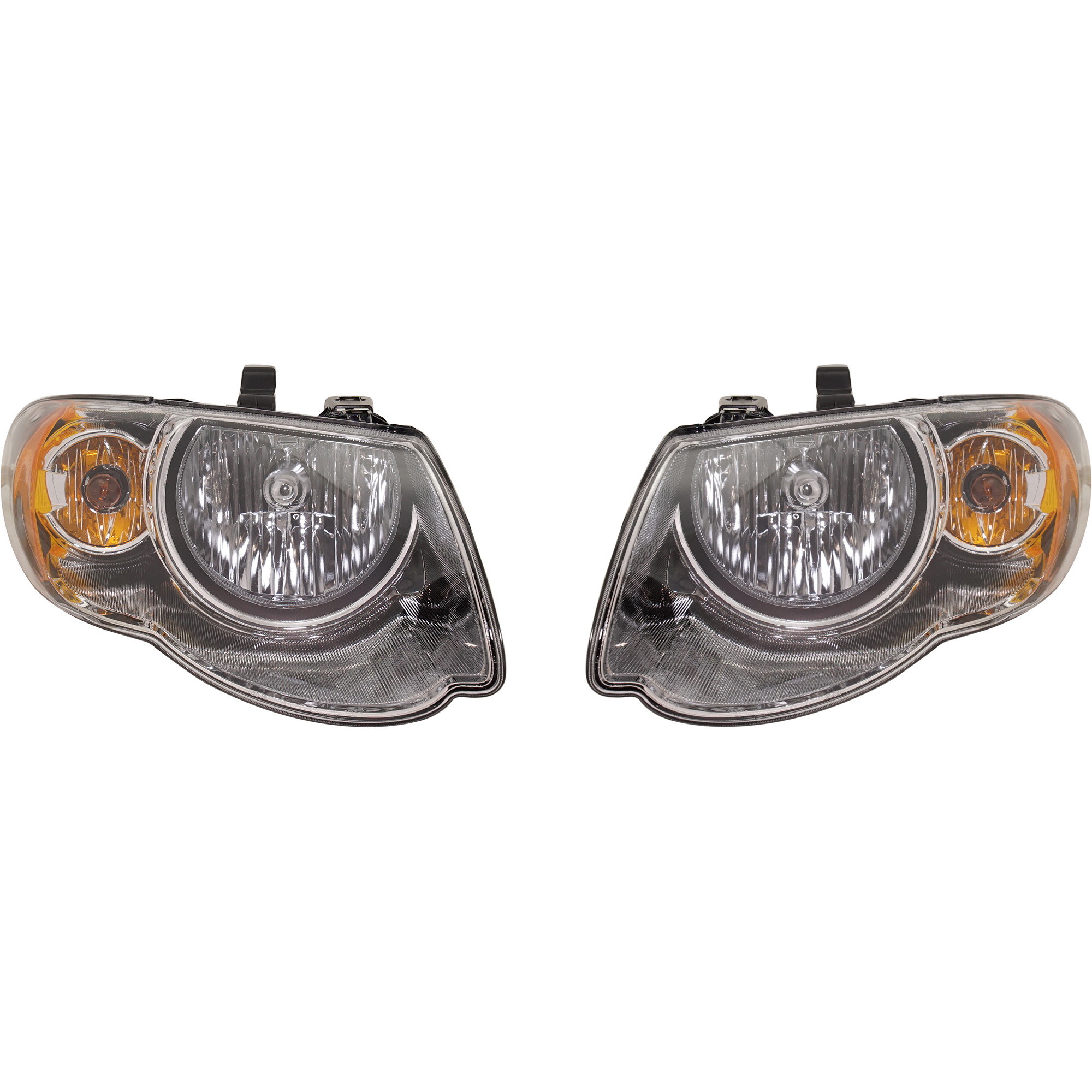 AM TOWN AND COUNTRY 05-07 HEAD LAMP RH AND LH Assembly Halogen 119 in. WB SKU SET C100141 Partslink CH2502152 CH2503152 OEM 4857991AD 4857990AD