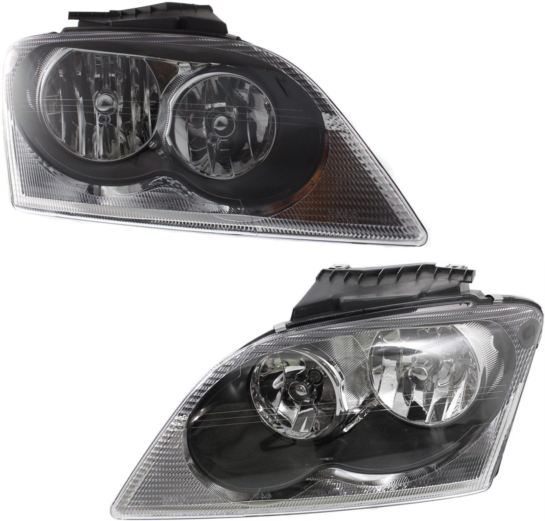 AM PACIFICA 05-06 HEAD LAMP RH AND LH Assembly Halogen SKU SET C100153 OEM 4857851AE PFM 4857850AE PFM