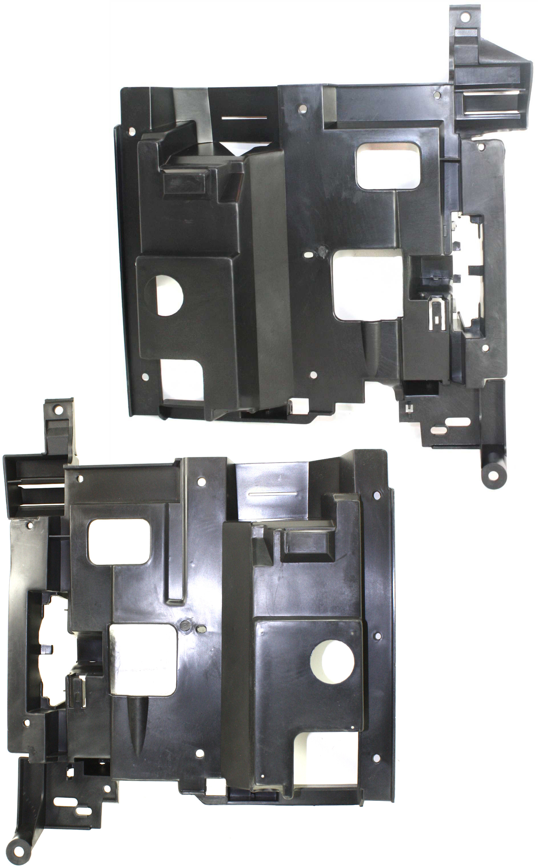 AM ESCALADE 02-06 HEAD LAMP BRACKET RH AND LH Headlamp Housing Support CAPA SKU SET C101509 Partslink GM1221135 GM1221134 OEM 15185627-15185626