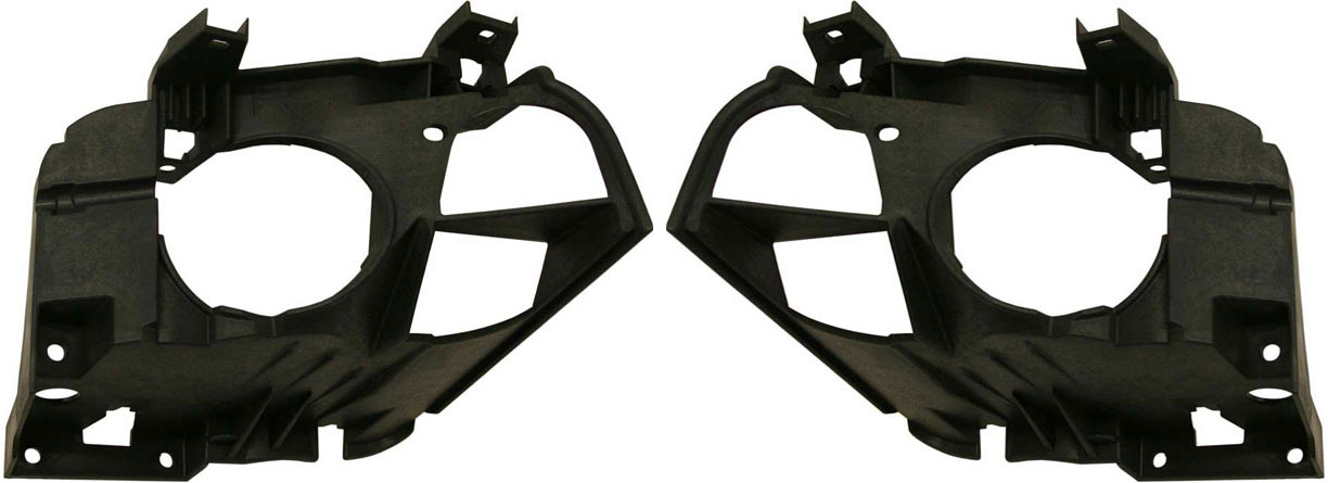 AM COBALT 05-10 HEAD LAMP HOUSING RH and LH Bracket Black SKU SET C101513 Partslink GM2509106 GM2508106 OEM 16532520-16532519