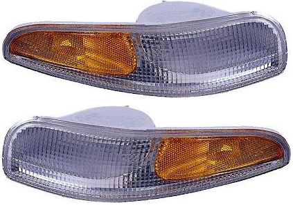 AM CORVETTE 97-04 SIGNAL LAMP RH and LH Included Lens and Housing Daytime Running Lamp SKU SET C106903 Partslink GM2521186 GM2520186 OEM 10301356-10301357