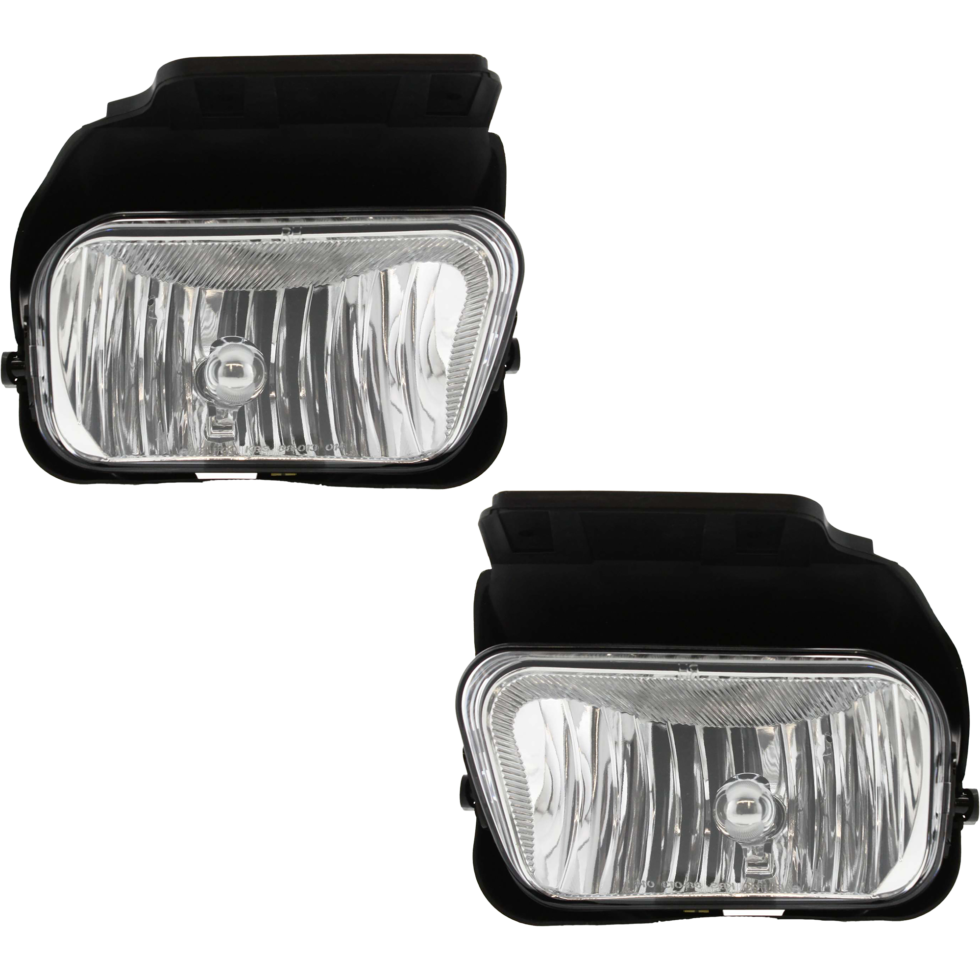 AM SILVERADO 2500 HD 03-04 FRONT FOG LAMP RH AND LH Assembly w o Decor Pkg. SKU SET C107507 Partslink GM2593127 GM2592127 OEM 15190983-15190982