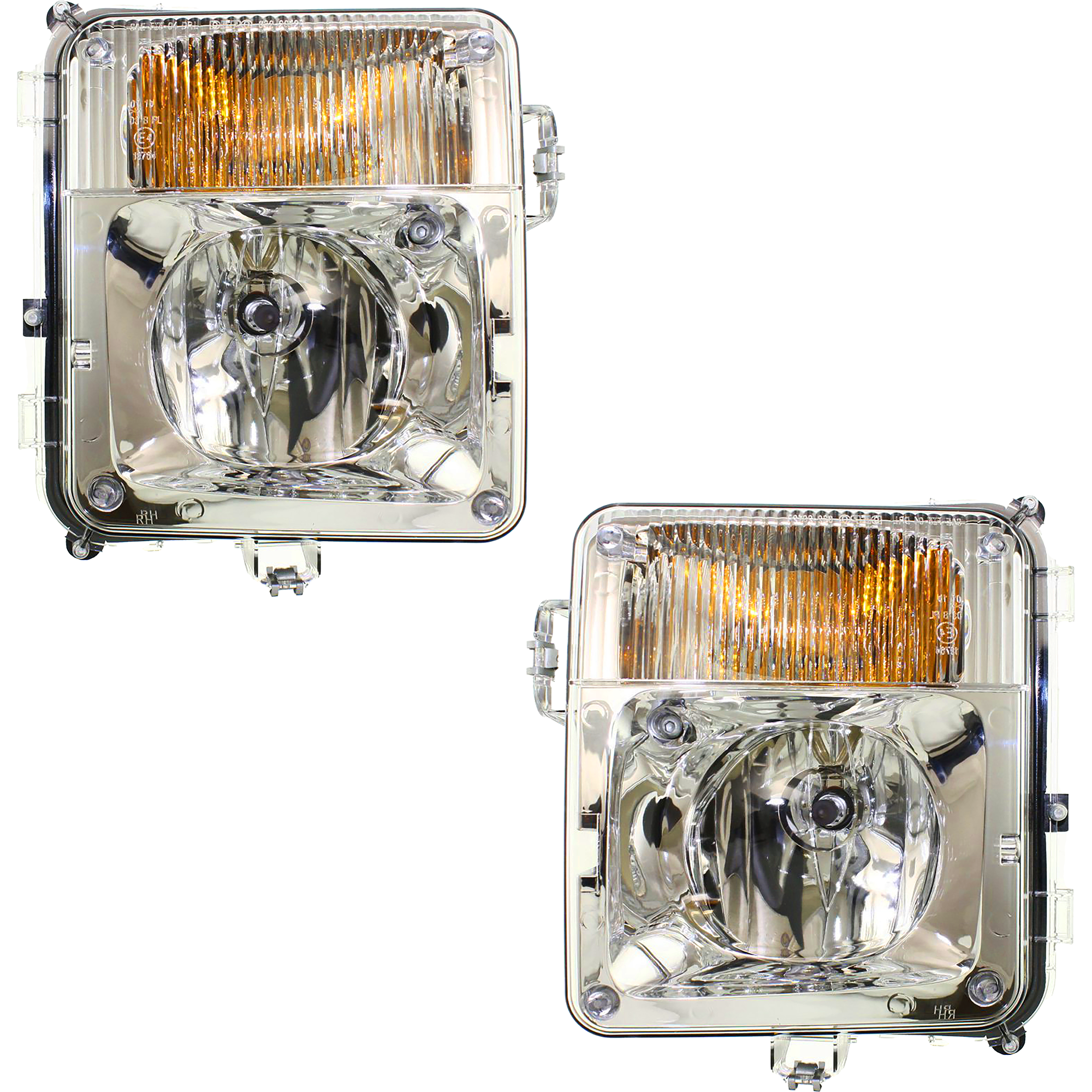 AM SRX 04-09 FRONT FOG LAMP RH AND LH Assembly Signal Lamp SKU SET C107543 Partslink GM2593158 GM2592158 OEM 15930686-15930685