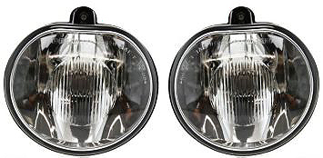 AM SEBRING 96-00 FRONT FOG LAMP RH AND LH Assembly Convertible SKU SET C107908 Partslink CH2592131 OEM 5288078