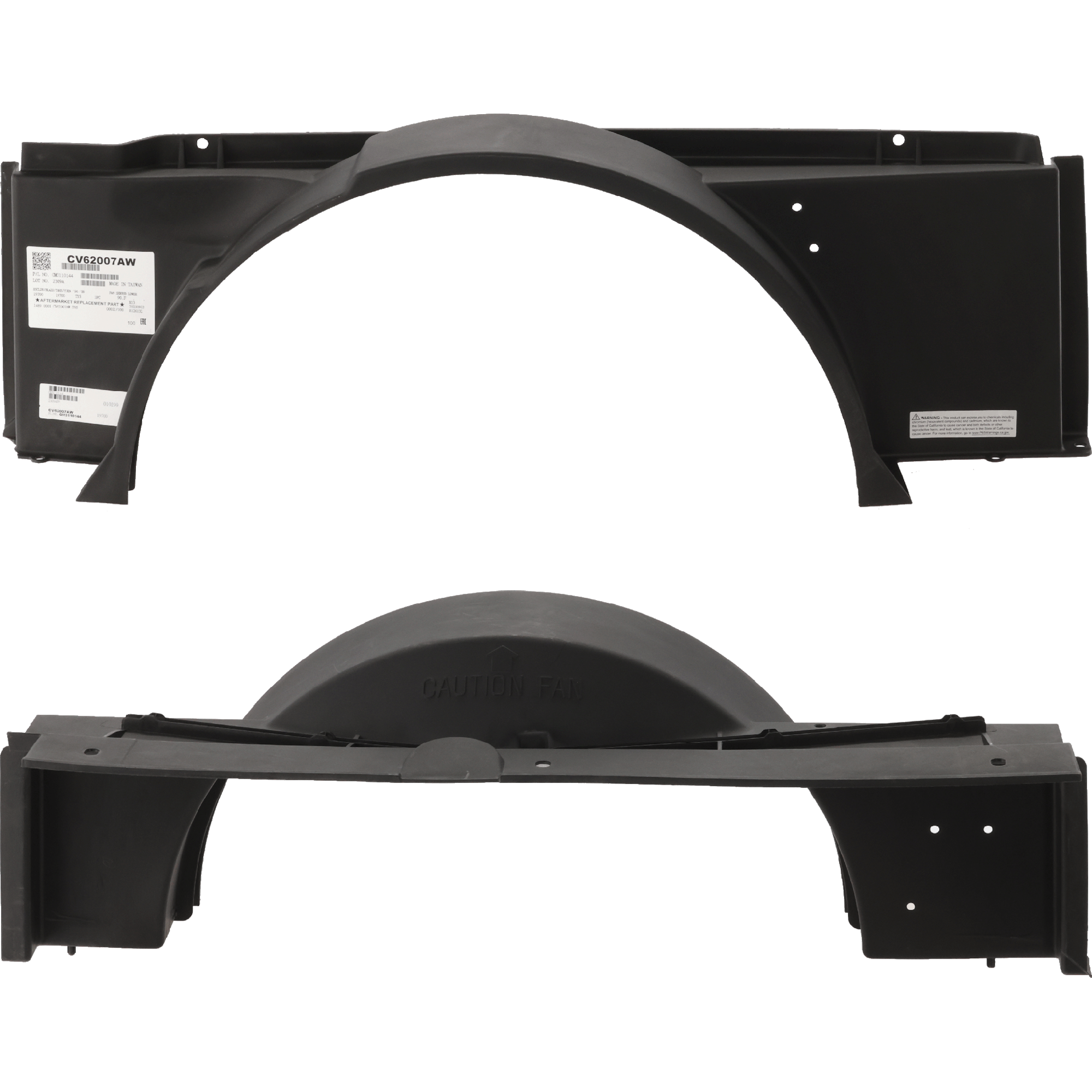 AM YUKON C1500 SUBURBAN 94-99 RADIATOR FAN SHROUD Upper and Lower Set of 2 SKU SET C160323 Partslink GM3110126 GM3110144 OEM 15739587-15954691