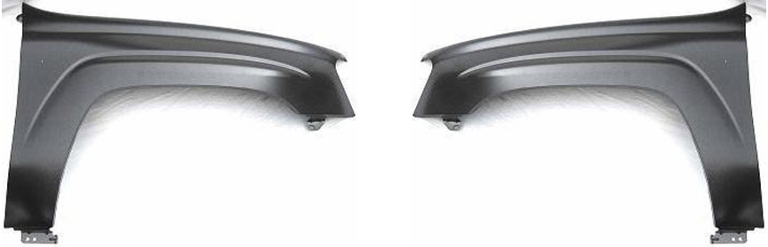 AM TRAILBLAZER 02-09 FRONT FENDER RH AND LH Primed CAPA SKU SET C220115Q Partslink GM1241289C GM1240289C OEM 12477994-12477993