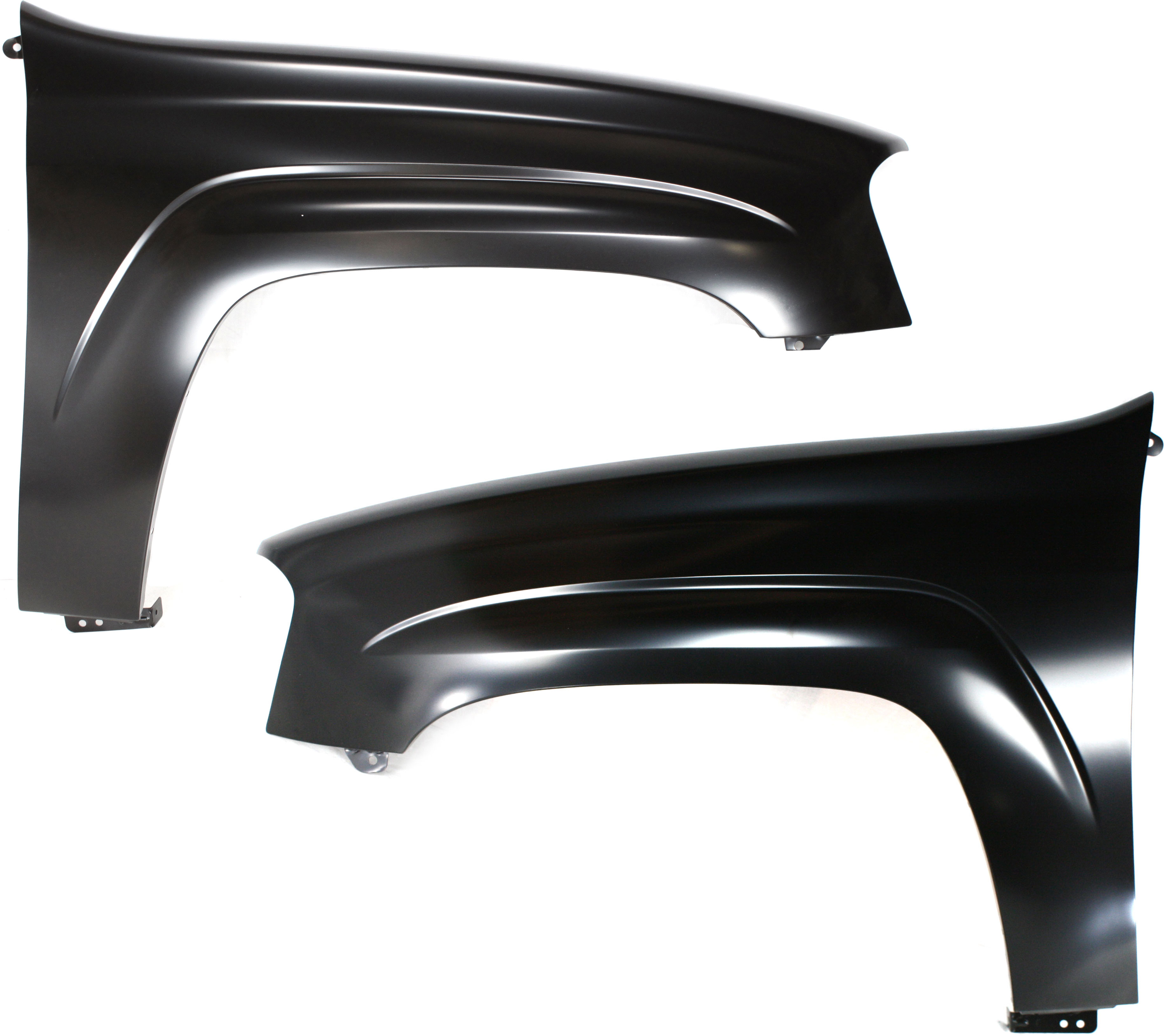 AM TRAILBLAZER 02-09 FRONT FENDER RH AND LH Primed SKU SET C220115 Partslink GM1241289 GM1240289 OEM 12477994-12477993