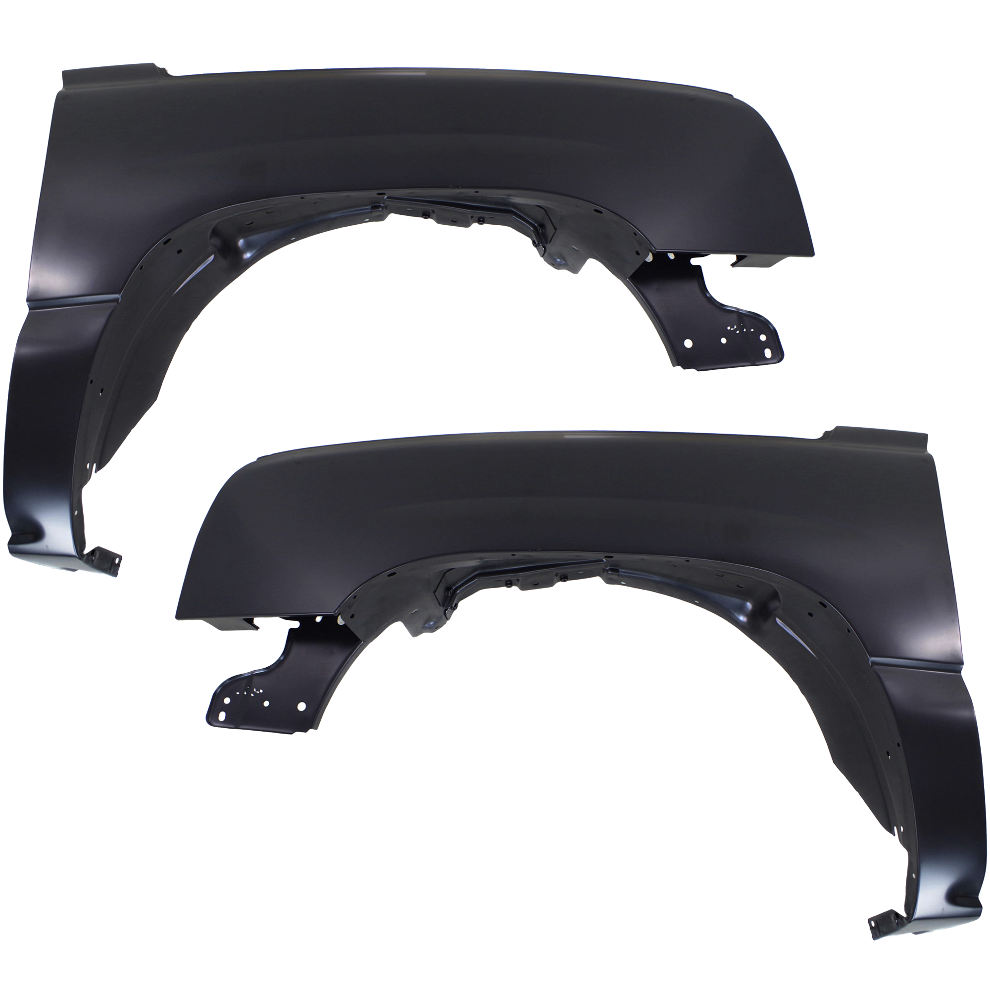 AM SILVERADO 03-07 FRONT FENDER RH AND LH Primed Includes 2007 Classic USA Built Vehicle CAPA SKU SET C220139Q Partslink GM1241305C GM1240305C OEM 88944419-88944420