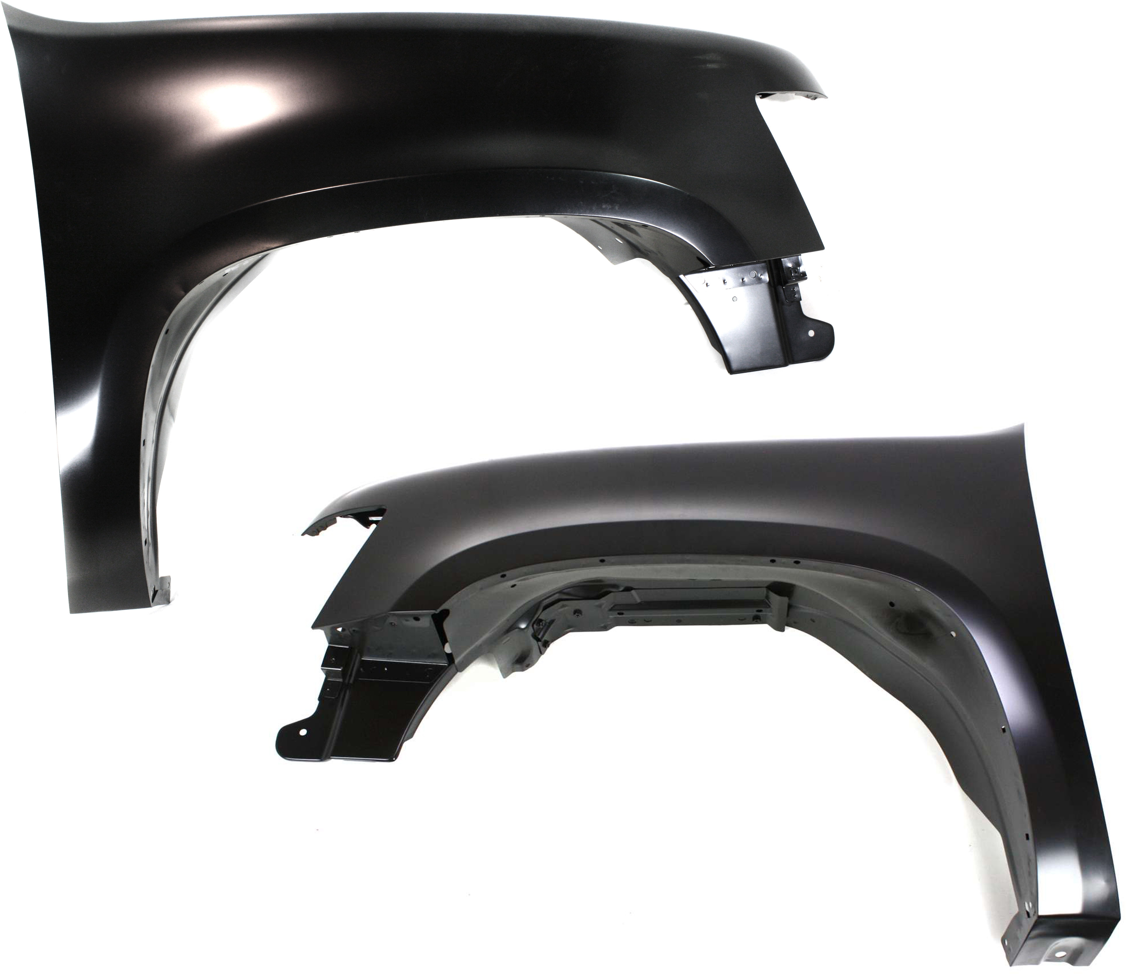 AM TAHOE 07-14 FRONT FENDER RH AND LH Primed Steel CAPA SKU SET C220175Q Partslink GM1241333C GM1240333C OEM 22977476-22977475