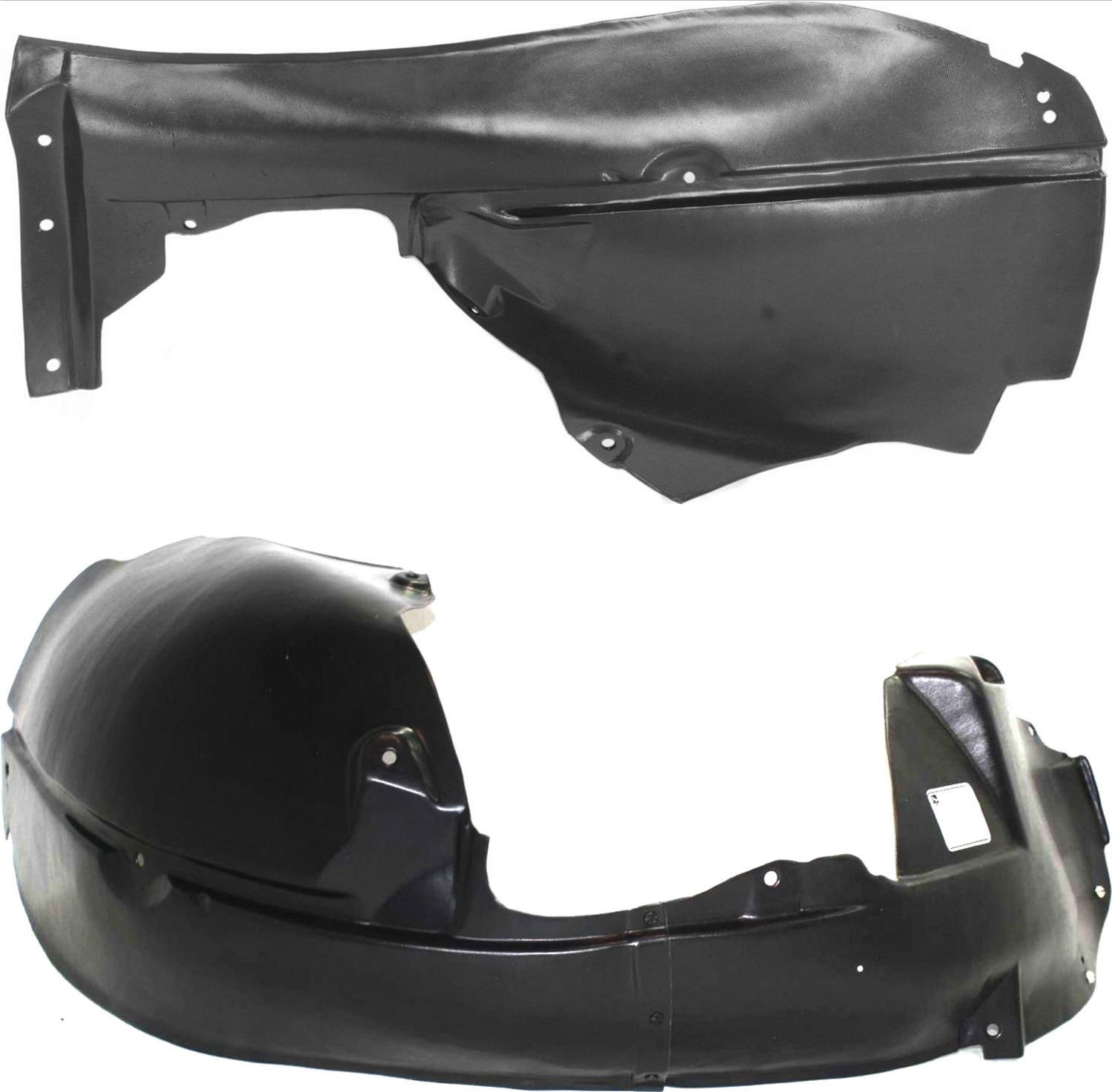 AM SEBRING 01-06 FRONT FENDER LINER RH AND LH Rear Section Convertible SKU SET C222141 Partslink CH1248124 CH1249124 OEM 4878646AC 4878647AD