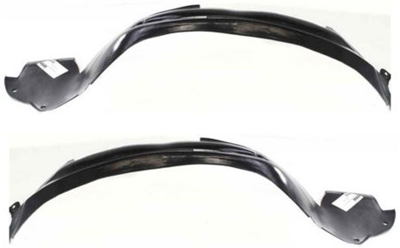 AM DEVILLE 97-99 FRONT FENDER LINER RH AND LH Rear Section SKU SET C222153 Partslink GM1249169 GM1248169 OEM 25665144-25665145