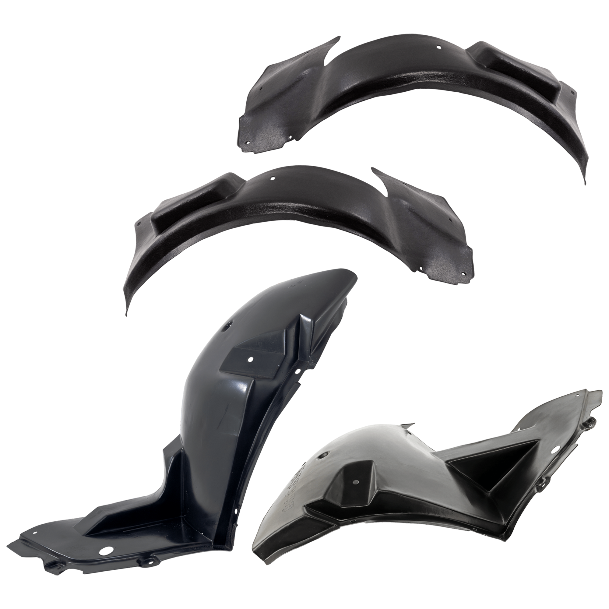 AM STS 05-11 FRONT FENDER LINER RH AND LH Front and Rear Section SKU SET C222157-4A